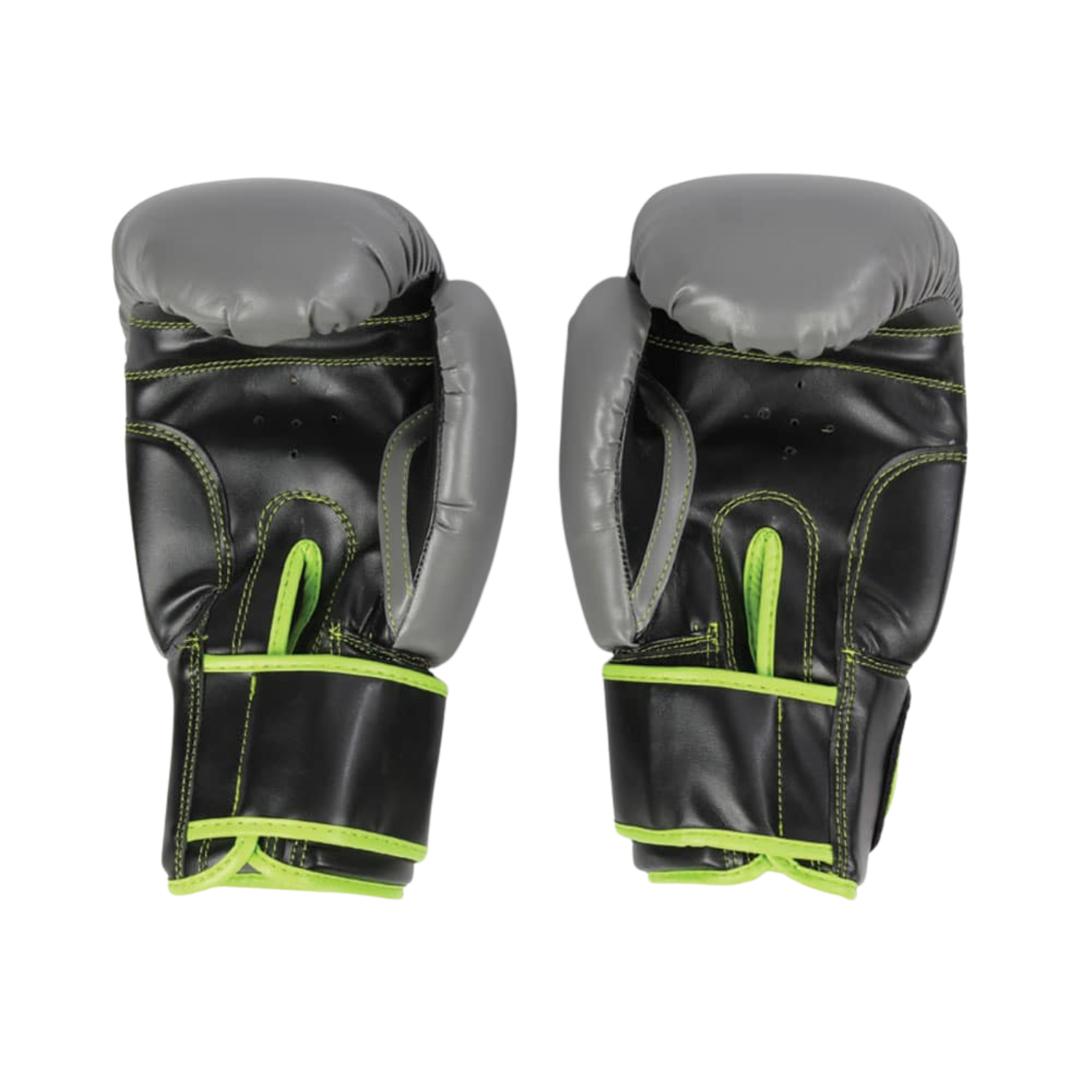 Fitness Mad PVC Sparring Gloves - Green/Grey 10OZ Clearance Fitness Mad