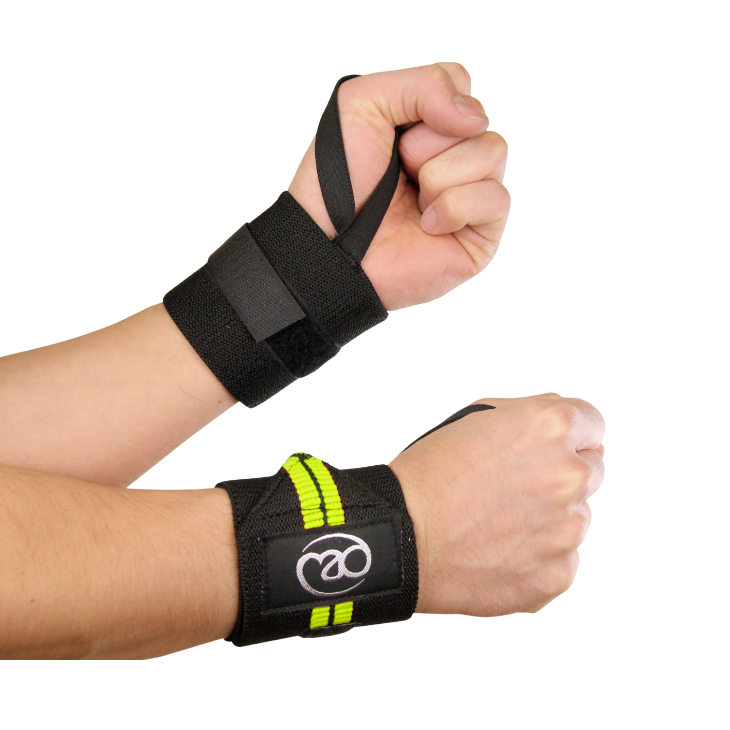 Fitness Mad Weight Lifting Wrist Support Wrap - Black/Red Supports & Braces Fitness Mad