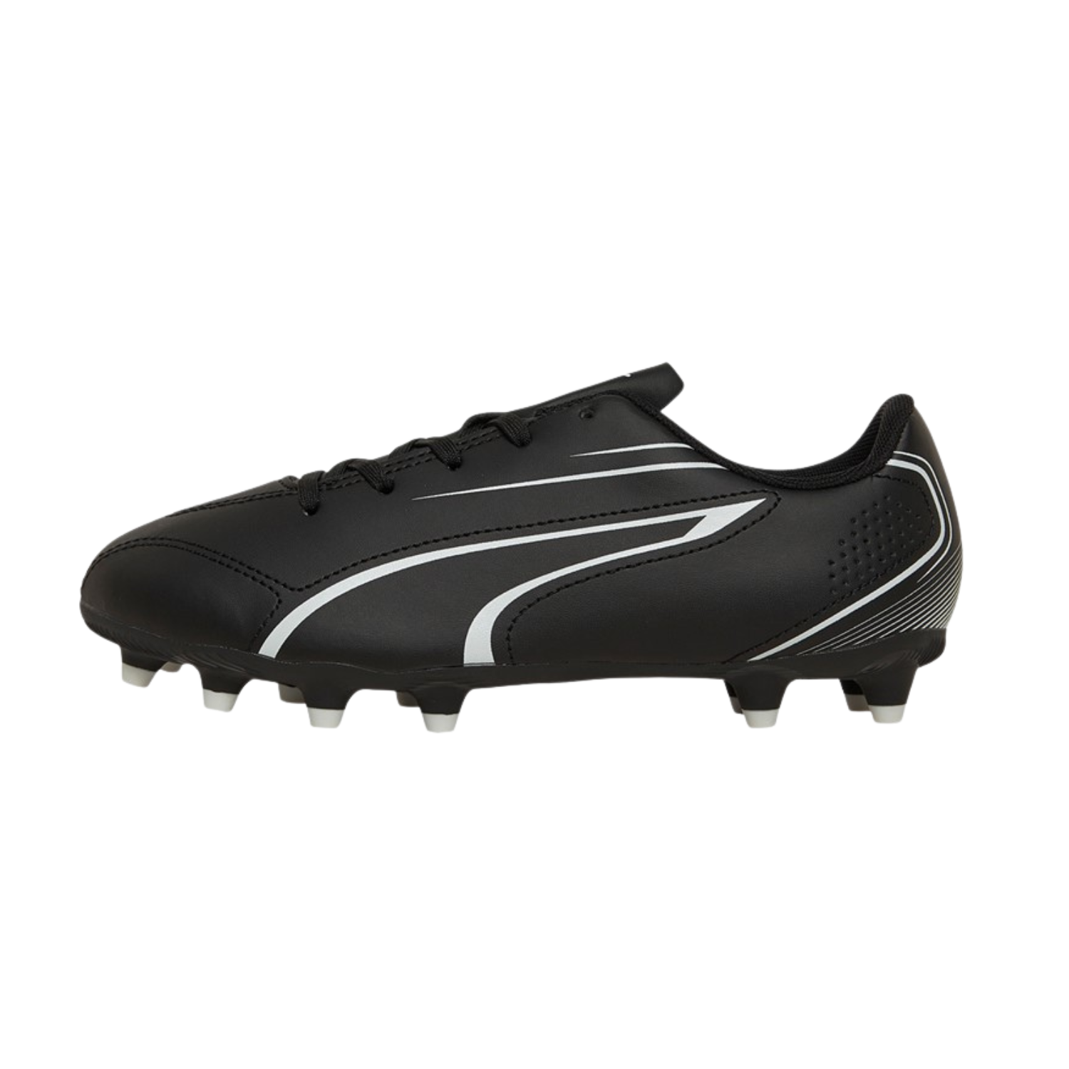 Puma Victoria FG/AG Football Boots Unisex - Puma Black/ White 10748301