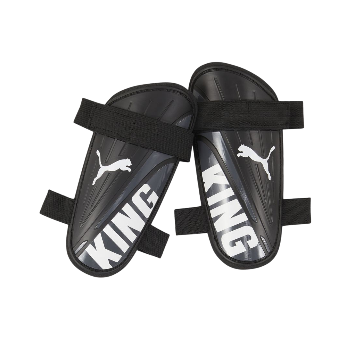 Puma King Strap Shin Guards Unisex - Puma Black/ White 030935-01 PUMA BLACK PUMA WHITE Accessories Puma