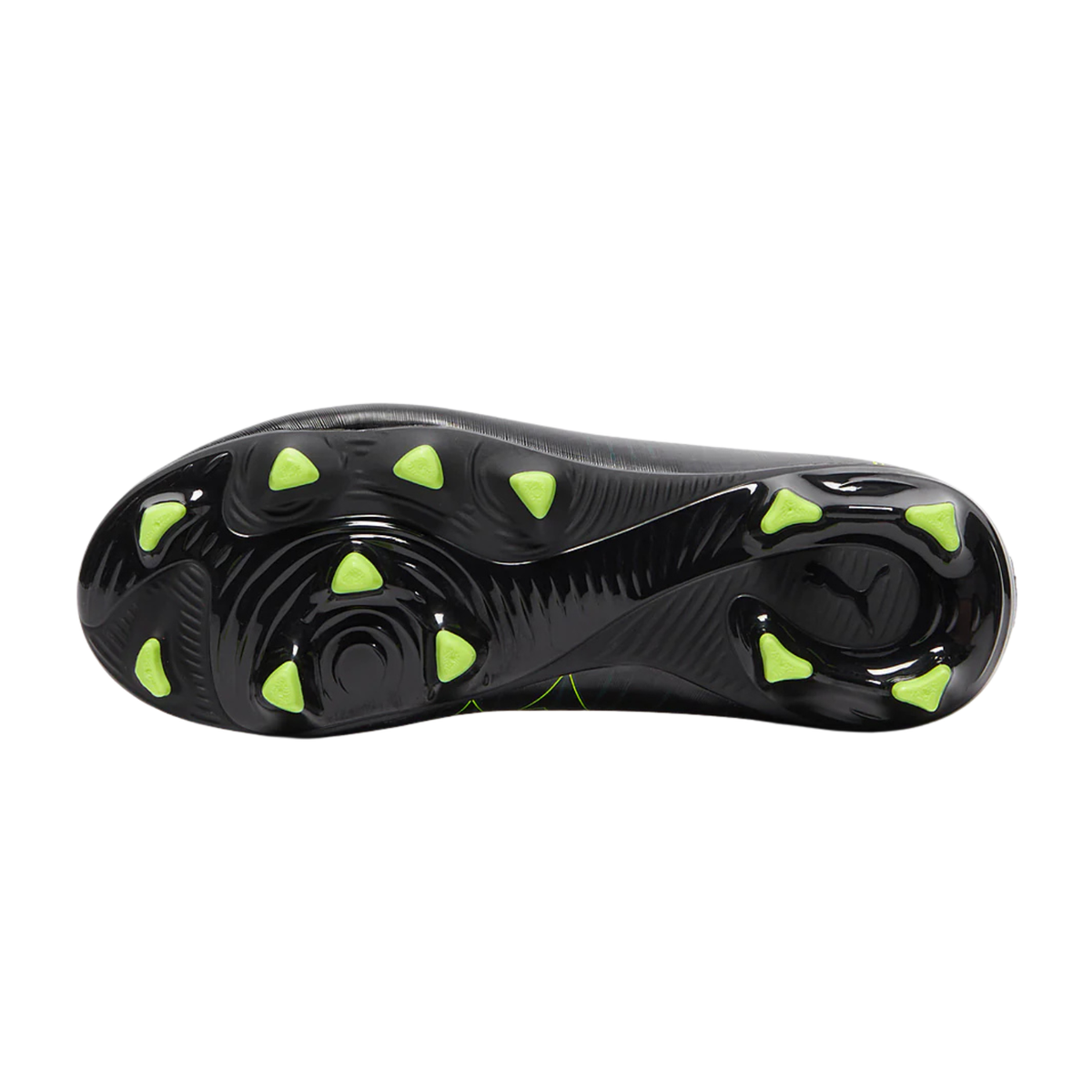 Puma Future 8 Play FG/AG Football Boots Unisex, Puma Black/Fizzy Light/Green Terrain, alternative view