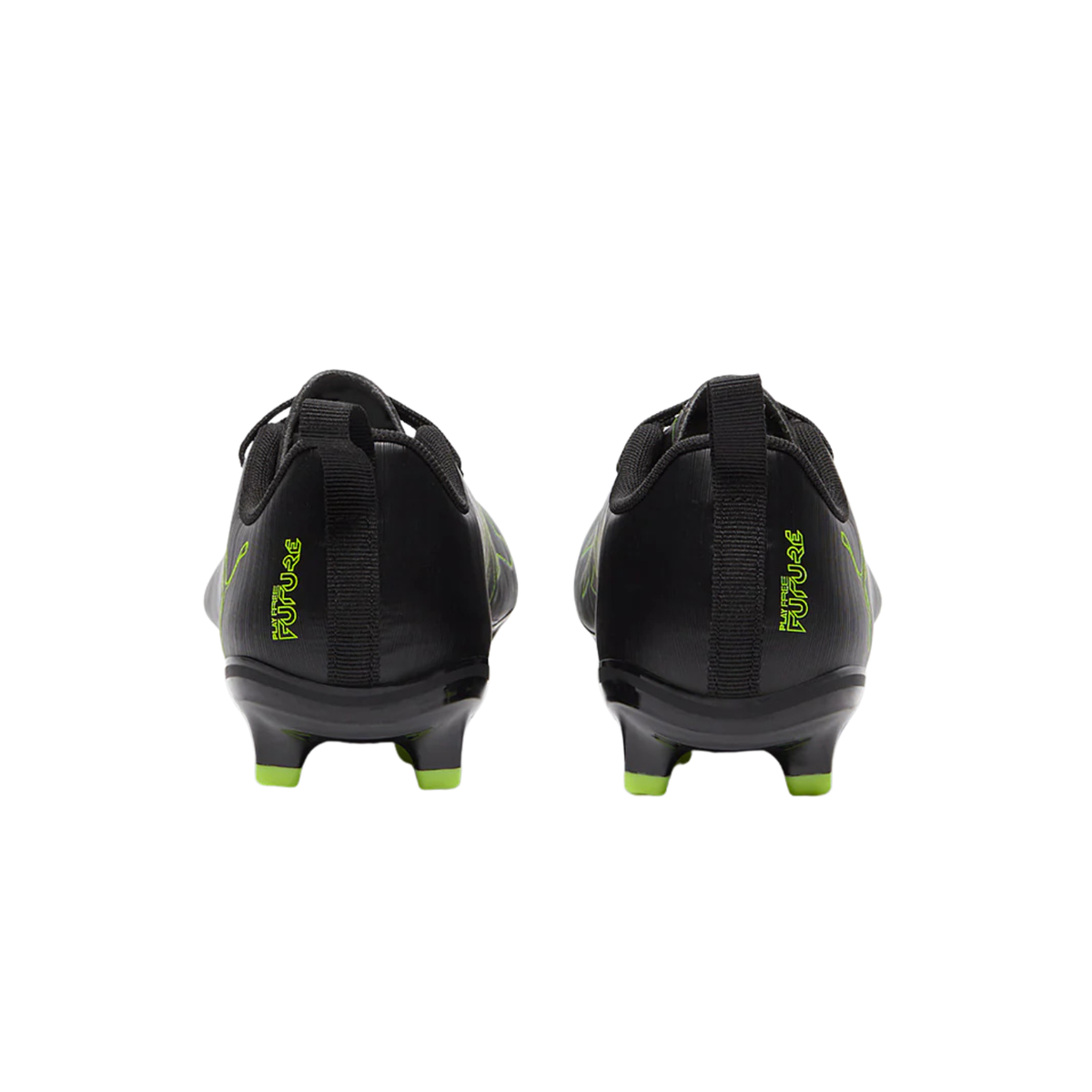 Puma Future 8 Play FG/AG Football Boots Unisex, Puma Black/Fizzy Light/Green Terrain, side view