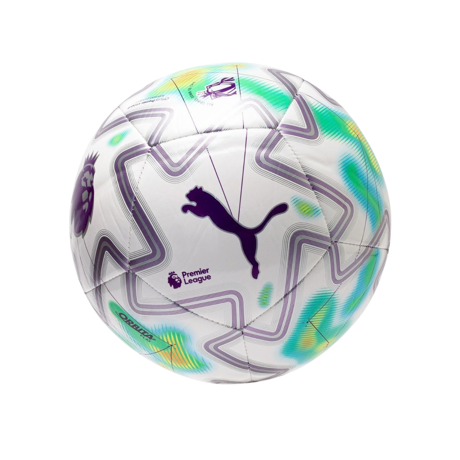 Puma Orbita Play PL Thrill Football - Puma White/ Yellow 08471901