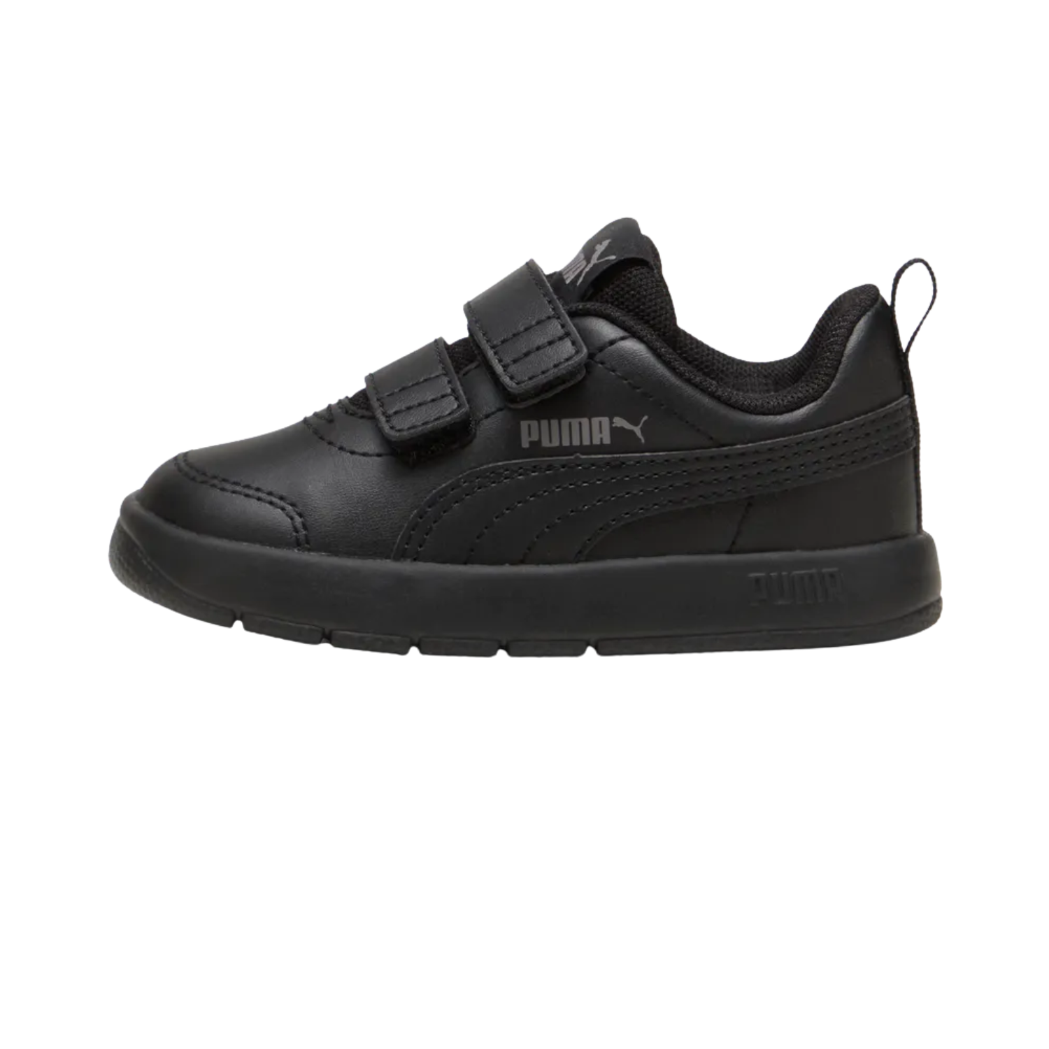 Puma Courtflex V3 Shoe Kids - Black/Cast Iron 31025201 by Puma
