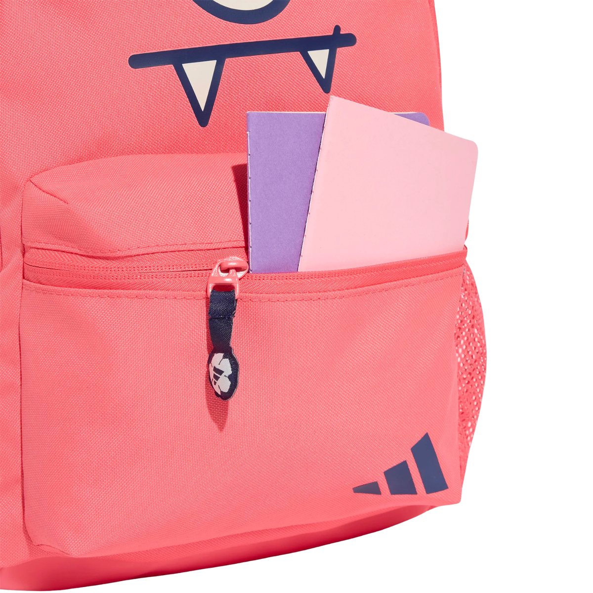 Adidas Little Kids Tiro_nster Backpack Small - Pink/Dark Blue (KR4654) Backpack Adidas