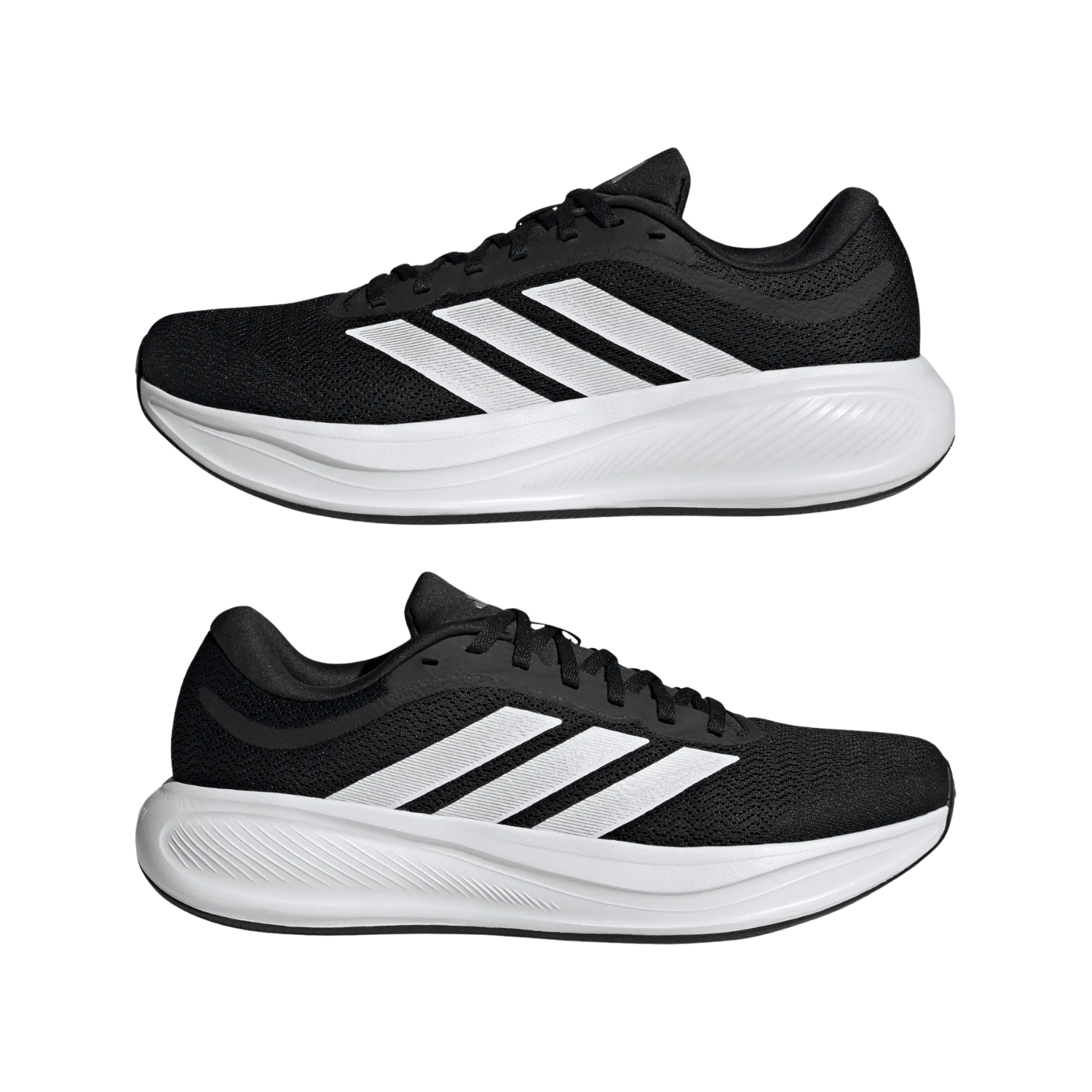 Adidas Response Runner 2 Running Shoes - Black/White/Silver Running Shoes Adidas