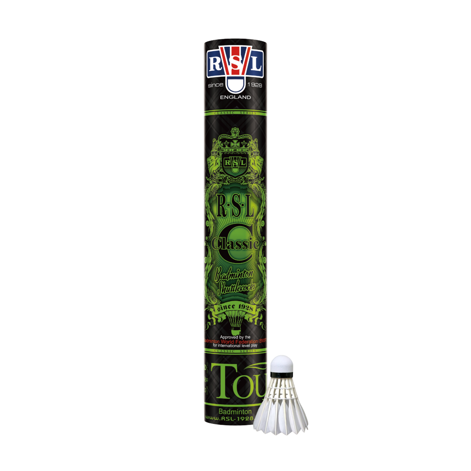 PRE-ORDER! RSL Classic Tourney Shuttlecock (BWF International Grade) by RSL