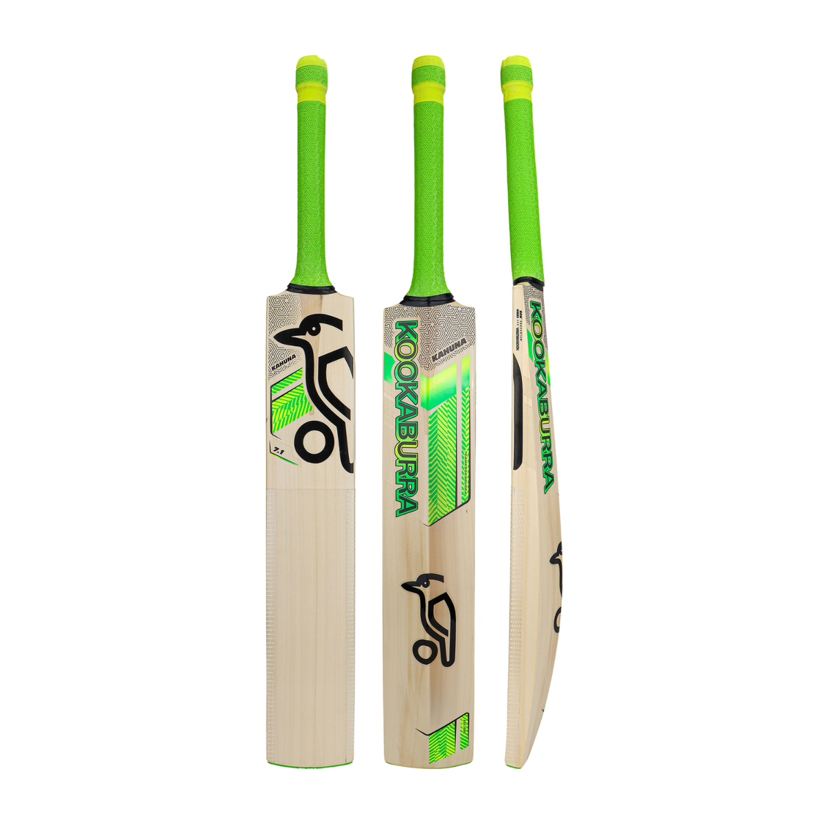Kookaburra Kahuna 7.1 Junior Cricket Bat - Green (2B26131) Green Cricket Bat Kookaburra