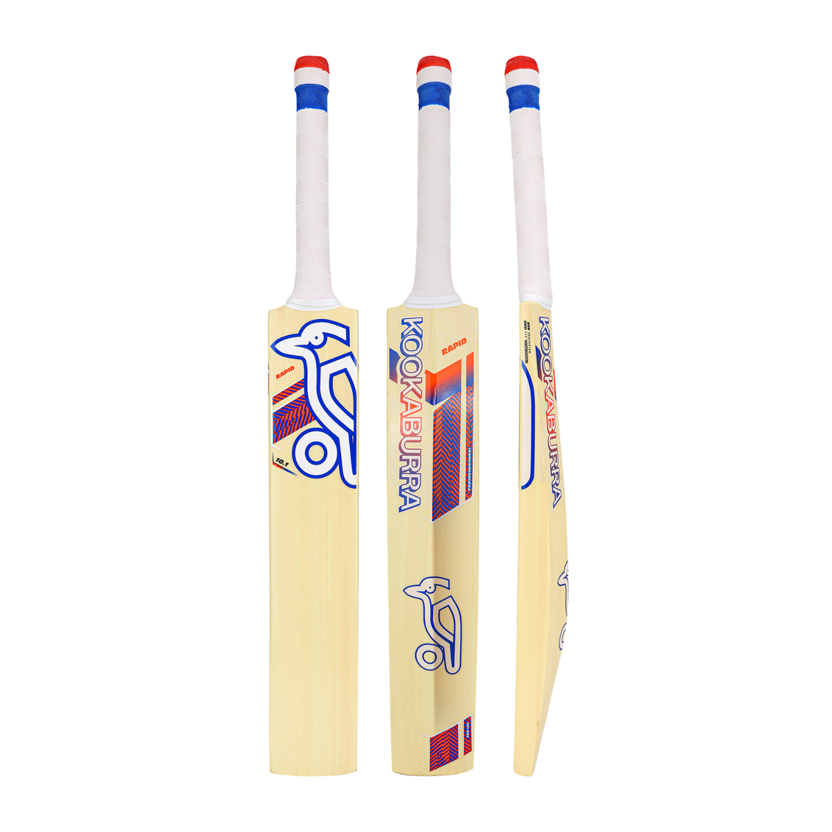 Kookaburra Rapid 10.1 Junior Cricket Bat - Red/Blue Red Blue Cricket Bat Kookaburra