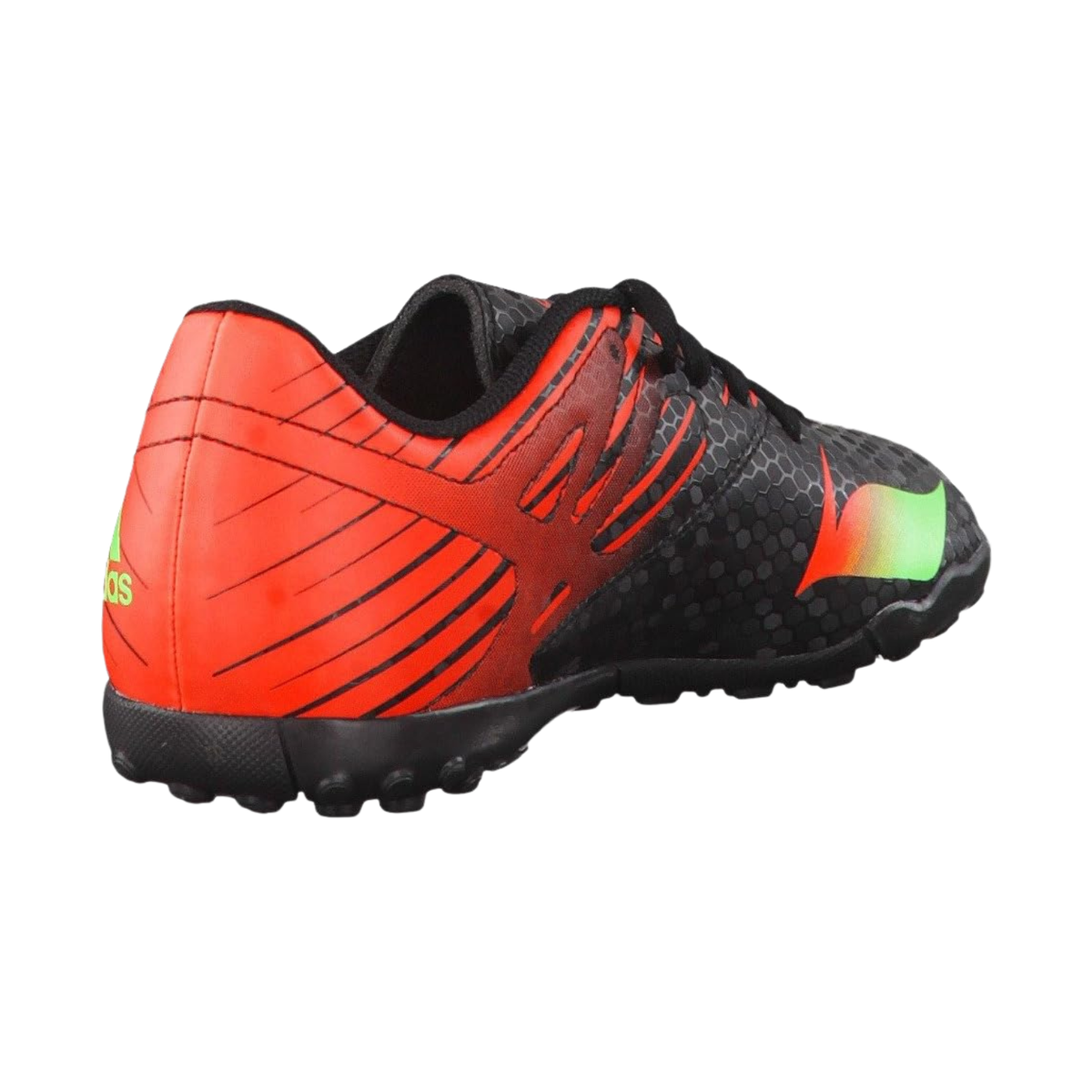 Adidas Messi 15.4 TF Turf Football Boots - Core Black/Solar Green/Solar Red Football Boots Adidas
