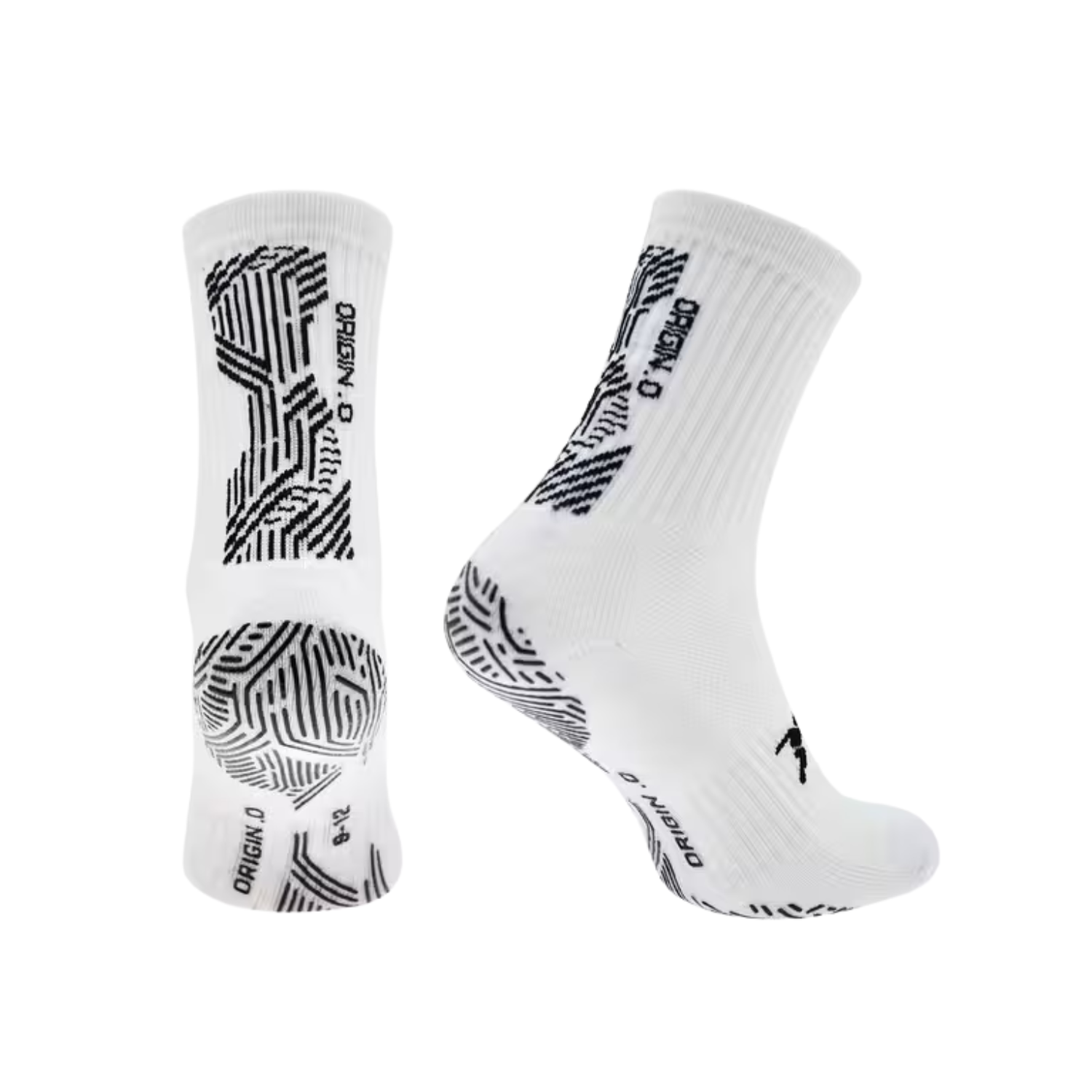 Precision Grip Socks Origin.0 Adult - White/Black Socks Precision