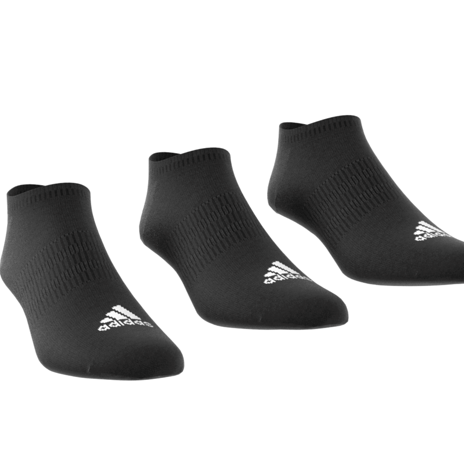 Adidas Lightweight Logo Sock Court Sock Unisex - Black