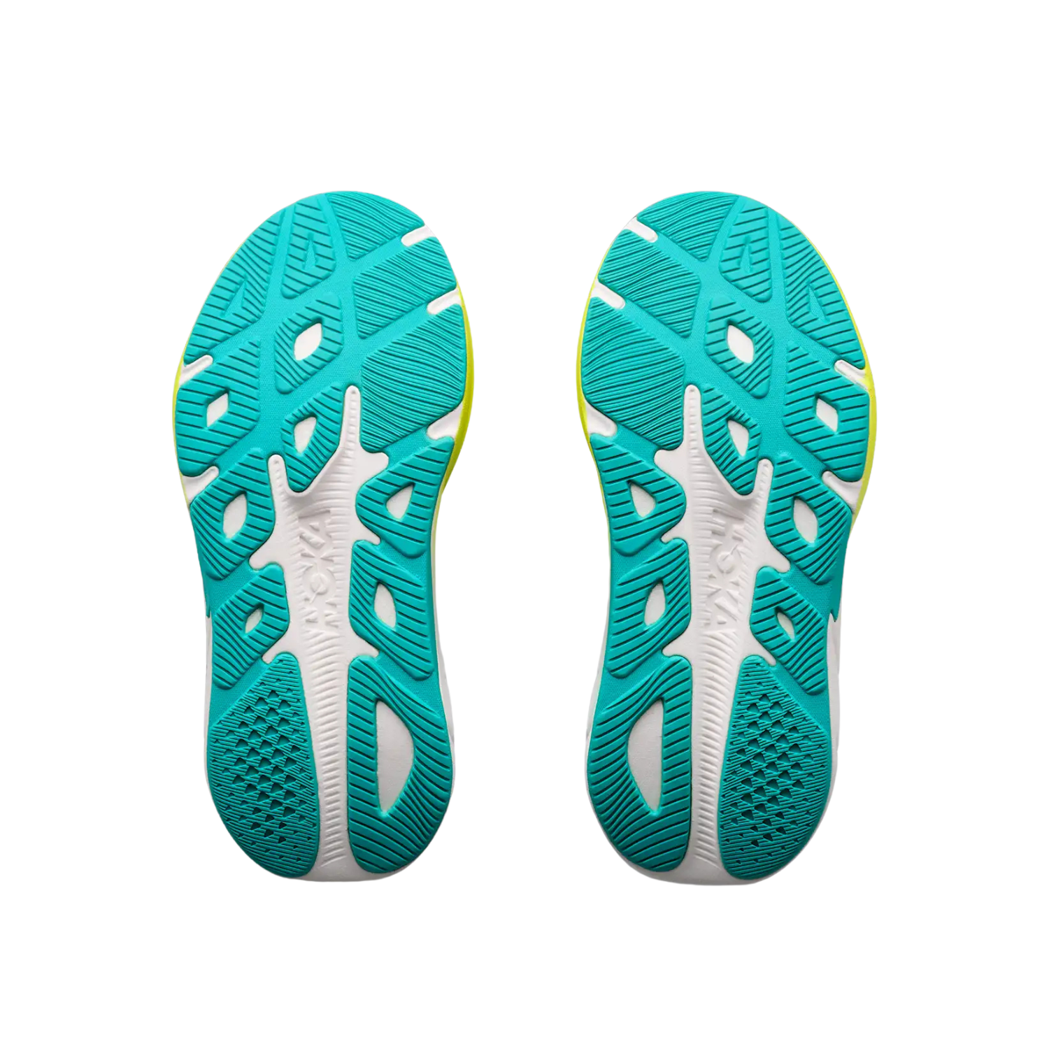 Hoka Rincon 4 Running Shoe Kids - Electric Aqua/Neon Citrus Running Shoes Hoka