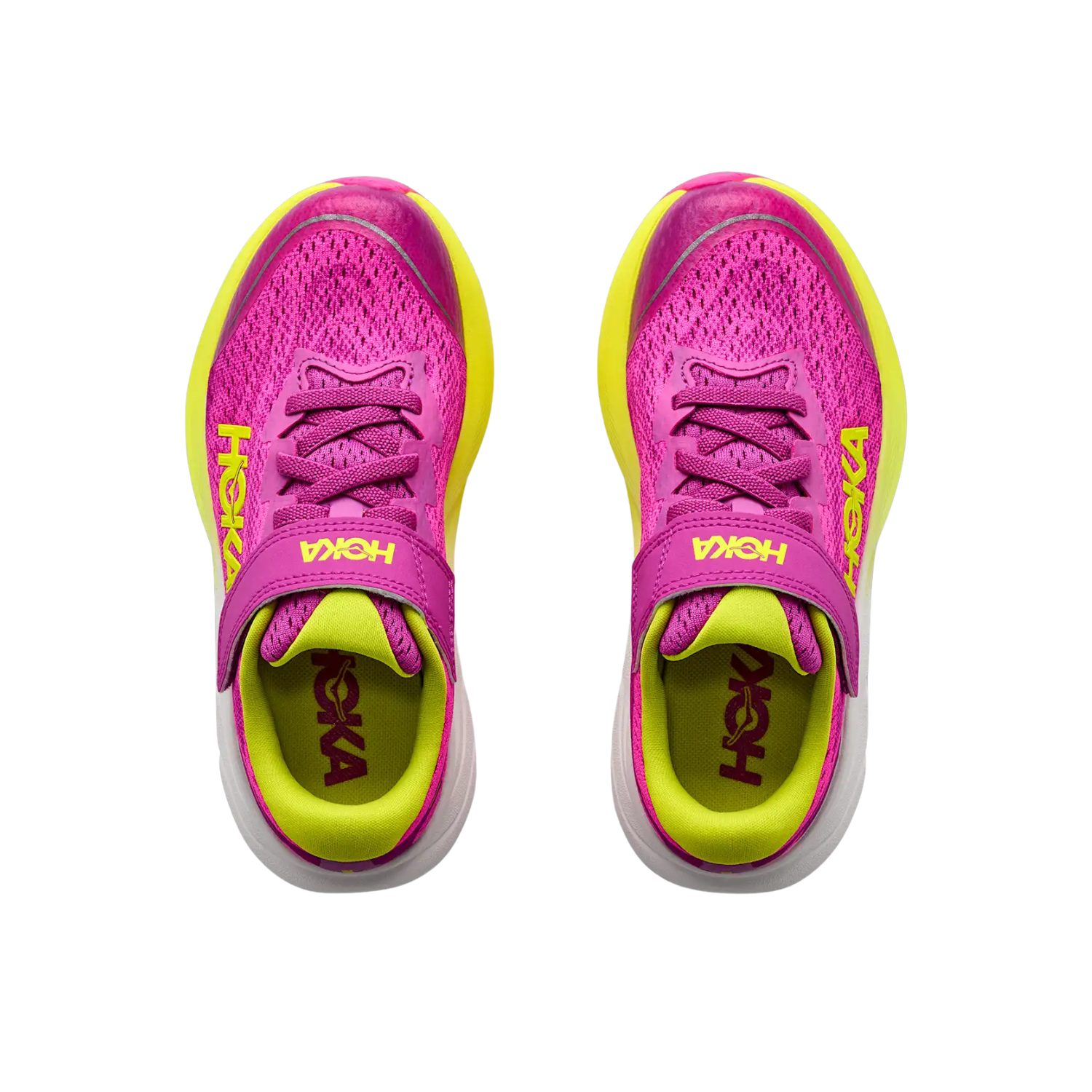 Hoka Rincon 4 Running Shoe Kids - Fuchsia Running Shoes Hoka