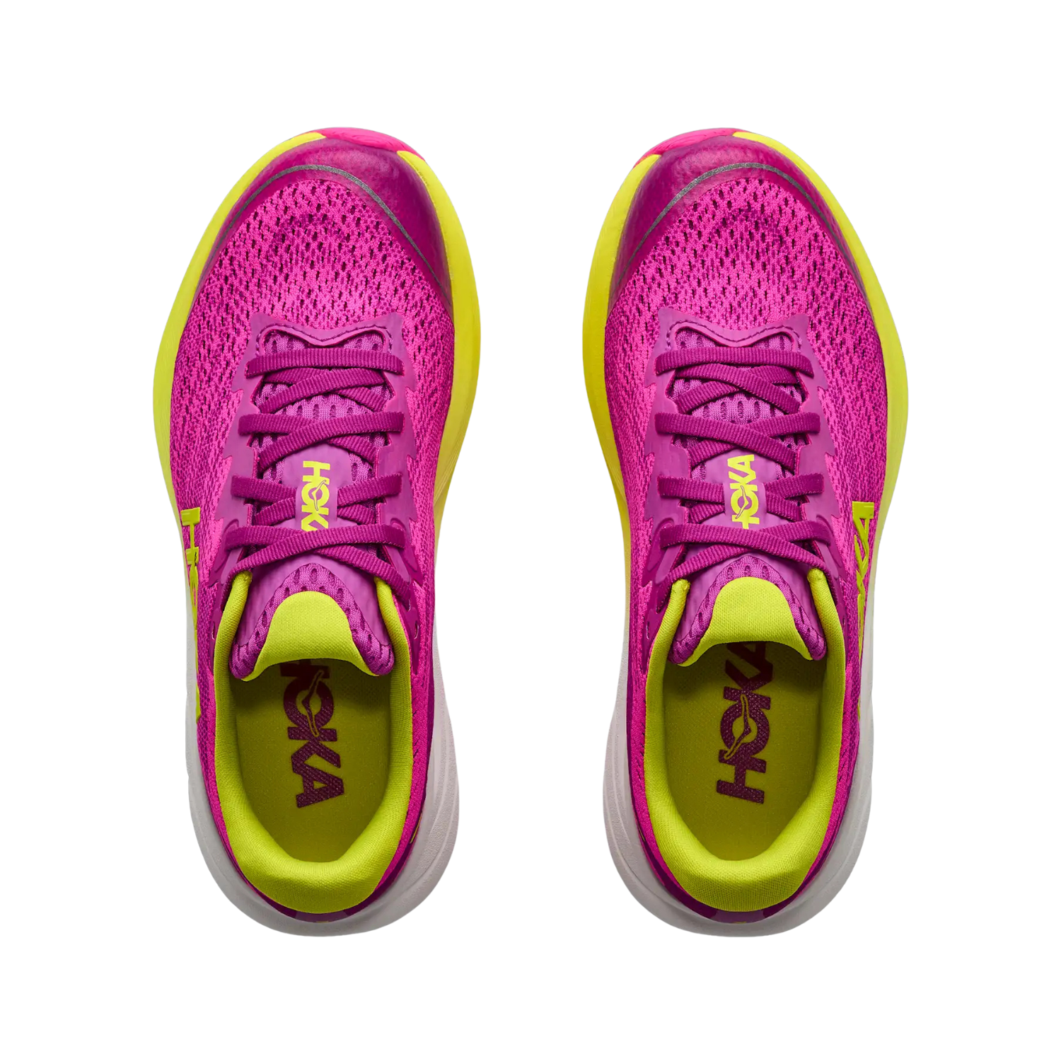 Hoka Rincon 4 Running Shoe Junior - Fuchsia Running Shoes Hoka