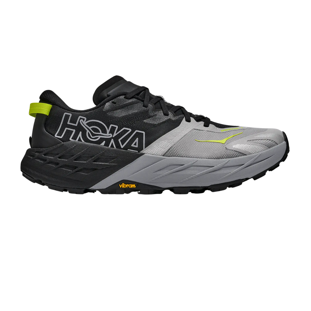 Hoka Speedgoat 7 Trail Running Shoes Men - Black/Stellar Grey Black Stellar Grey UK 10 Trail Running Shoes Hoka