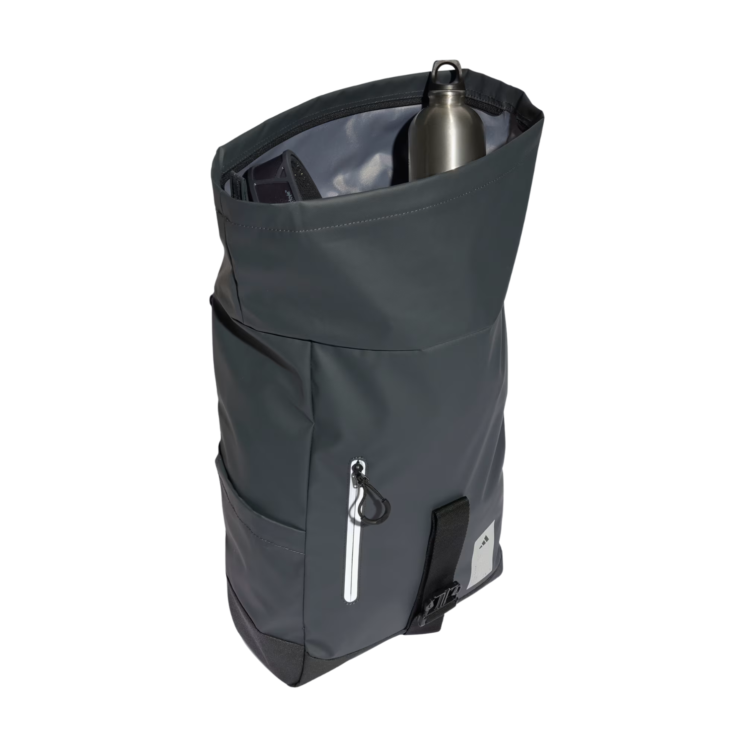 Adidas Hybrid Backpack Rolltop - Carbon/Black