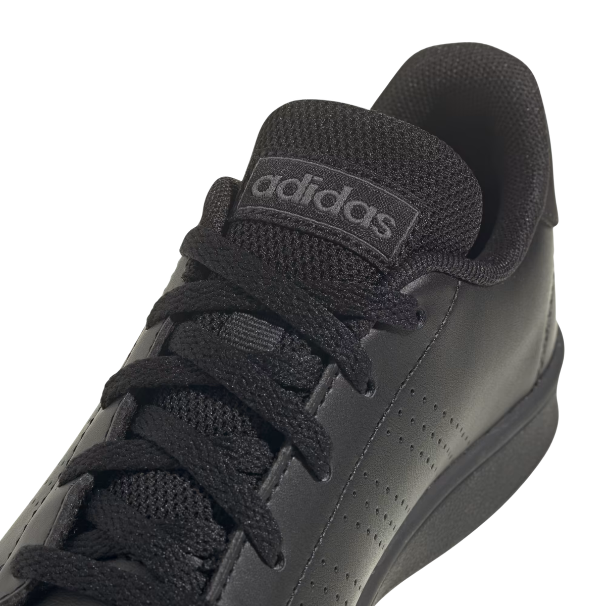 Adidas Advantage Lifestyle Court kids' trainers, Core Black, detail view