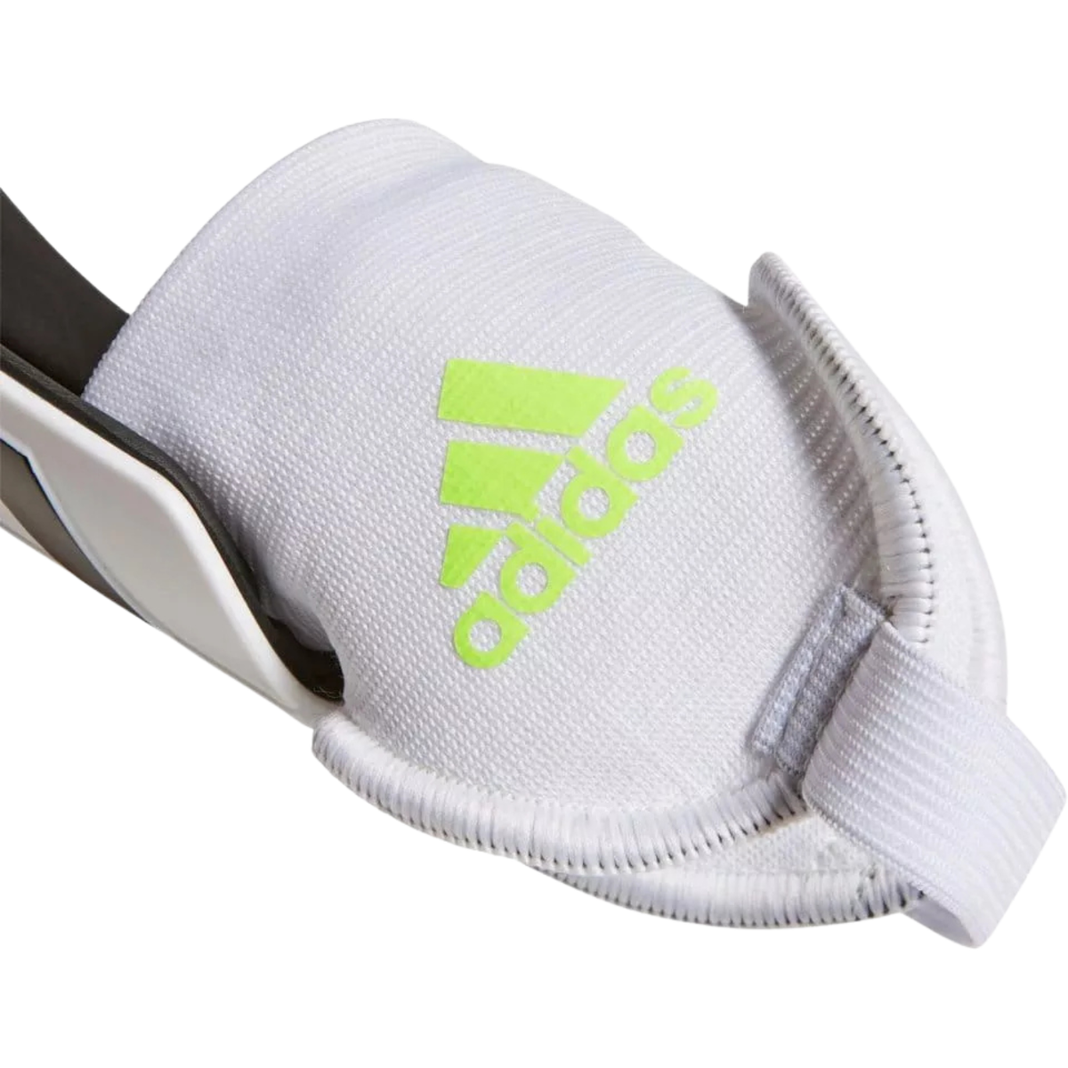 Adidas Predator Match Shin Guard, White/Pop, side view