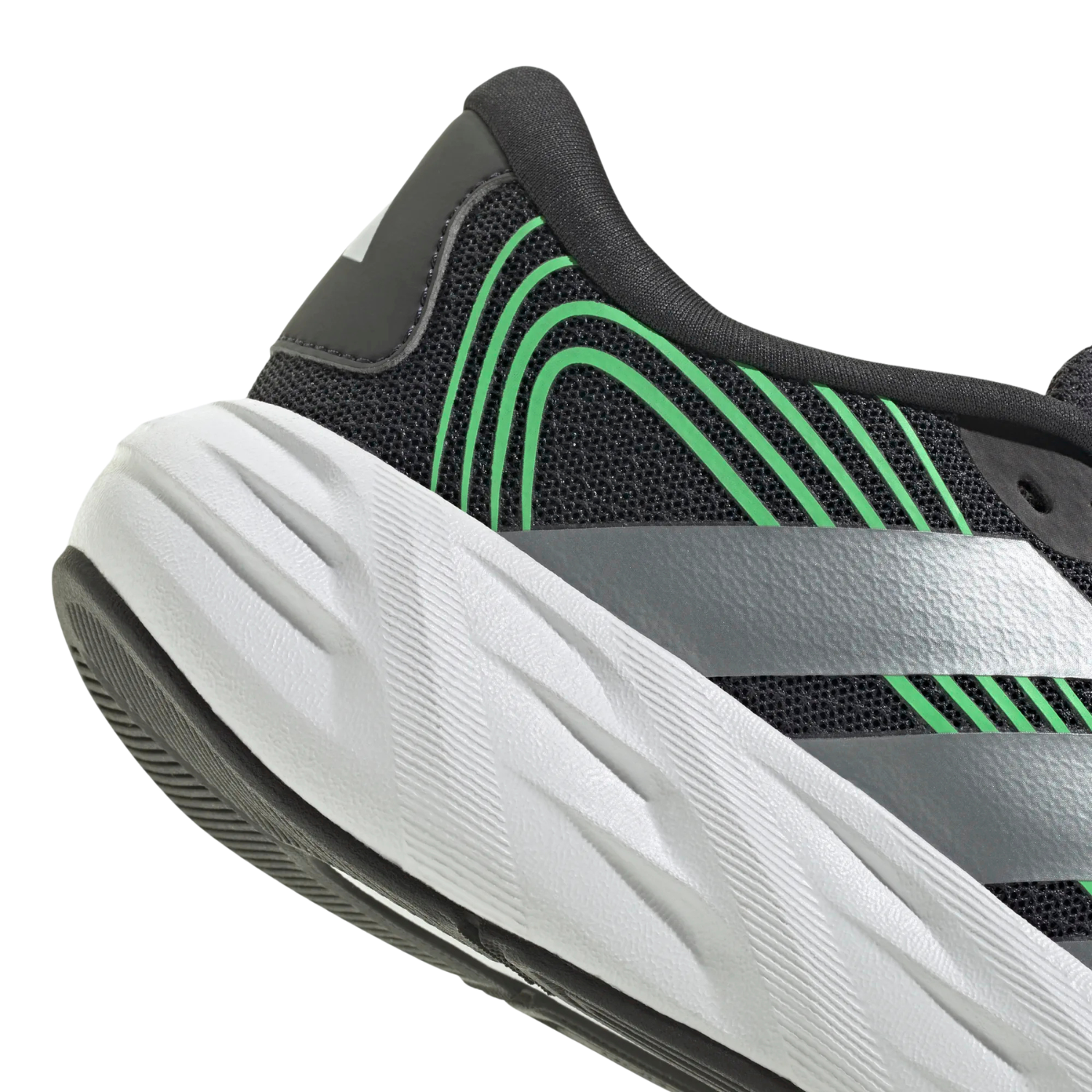 Adidas Galaxy 8 Running Shoe Junior - Grey/Green Running Shoes Adidas