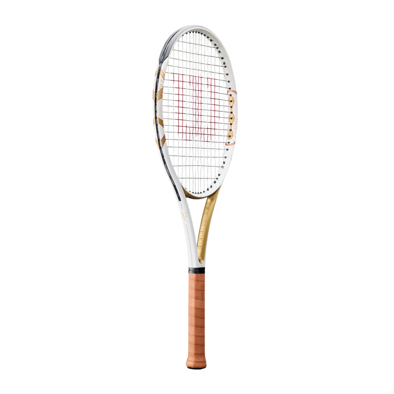 Wilson Roger Federer 01 Pro Hall of Fame 2026 Tennis Racket - White/Gold Tennis Rackets Wilson