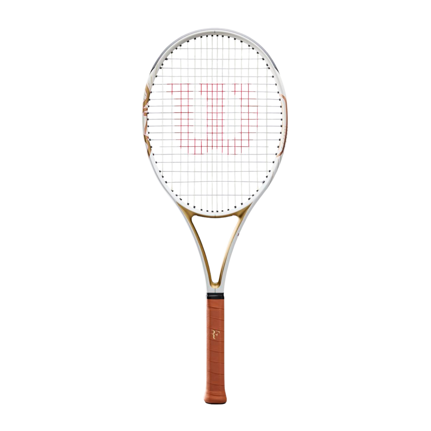 Wilson Roger Federer 01 Hall of Fame 2026 Tennis Racket - White/Gold White Gold Tennis Rackets Wilson