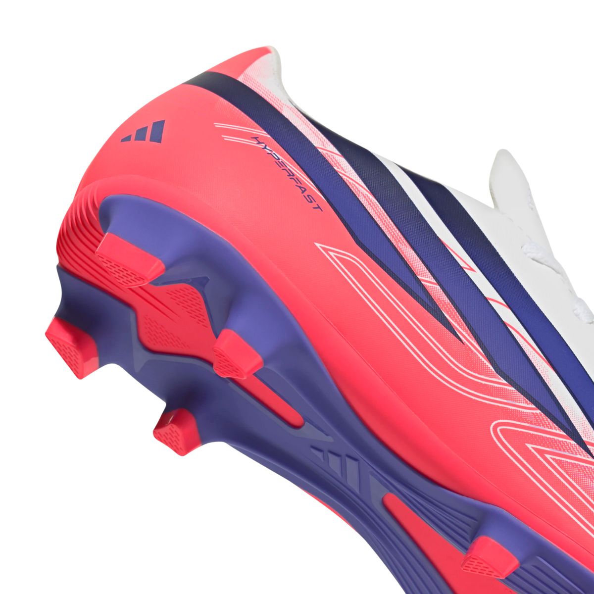Adidas F50 Hyperfast Club FG/MG Football Boots Junior - White/Purple/Pink (KK1308) Football Boots Adidas