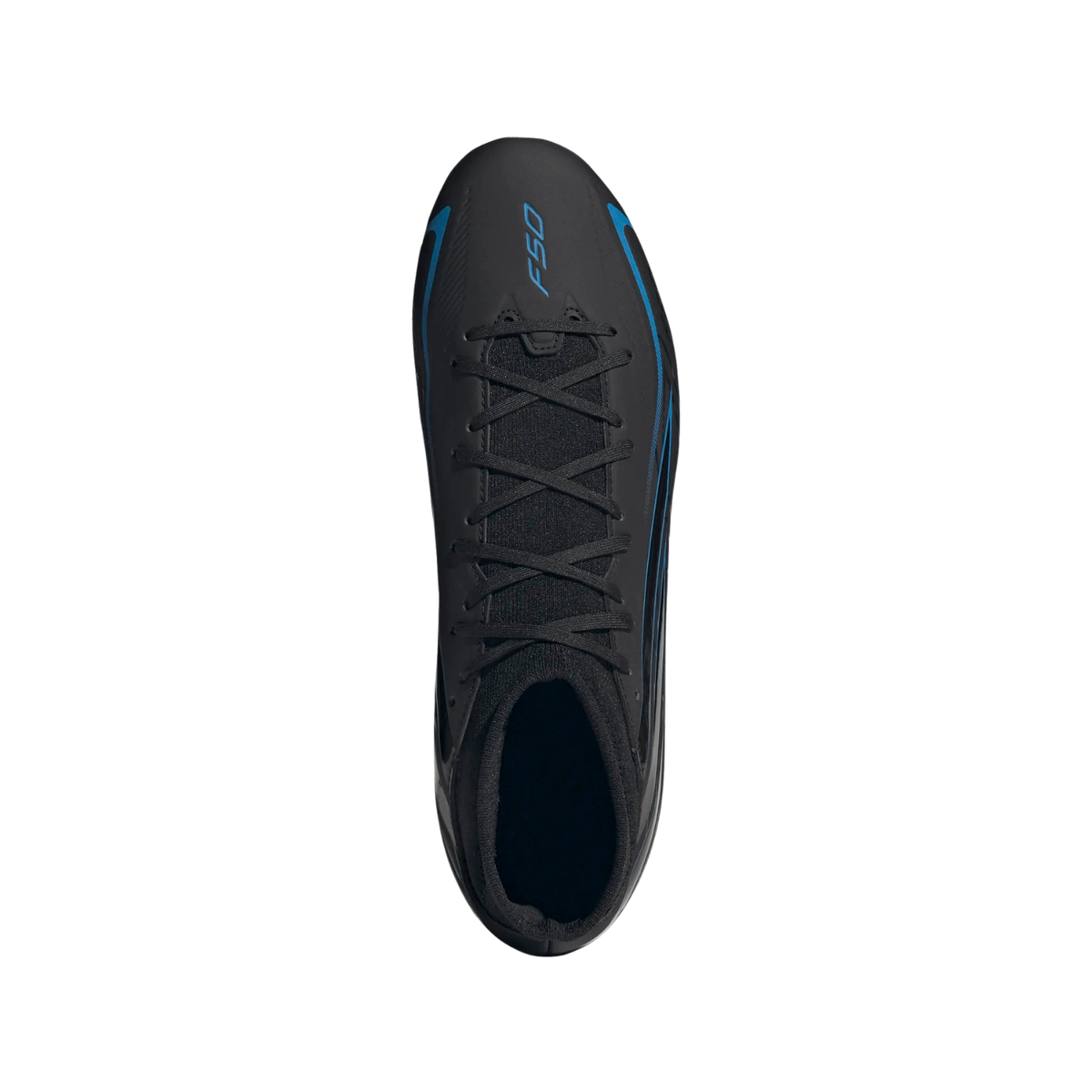Adidas F50 Hyperfast Club Mid FG/MG Football Boots - Black (KJ3410) Football Boots Adidas