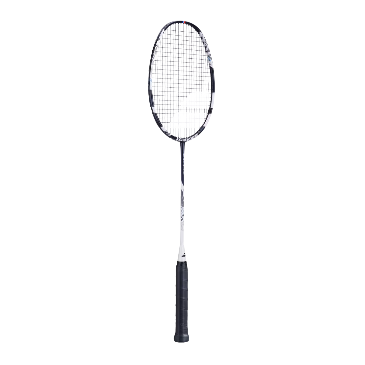 Babolat Satelite Spire 2026 Strung - White/Blue Badminton Rackets Babolat