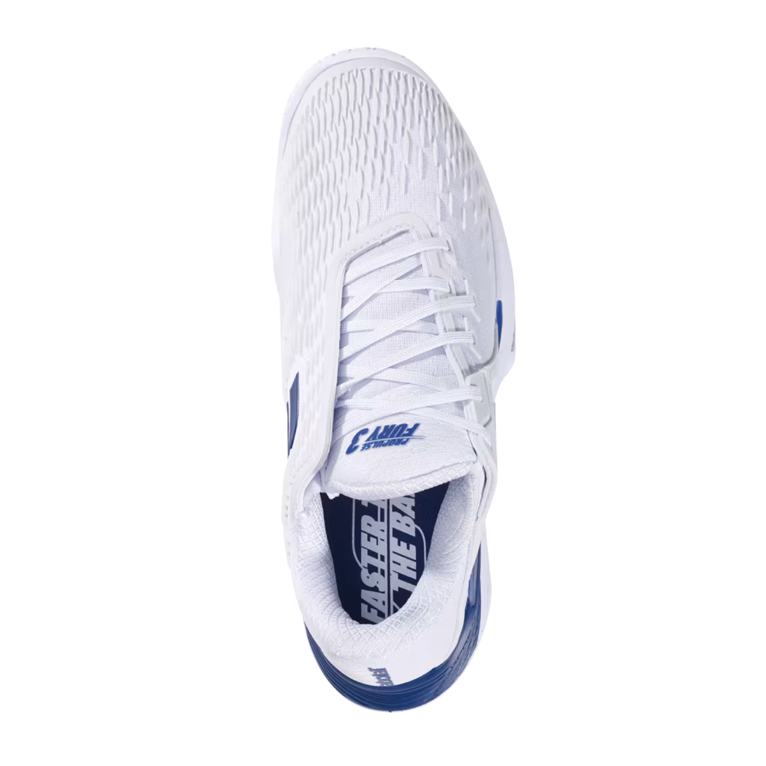 Babolat Propulse Fury 3 All Court Men - White/Dark Blue Tennis Shoes Babolat