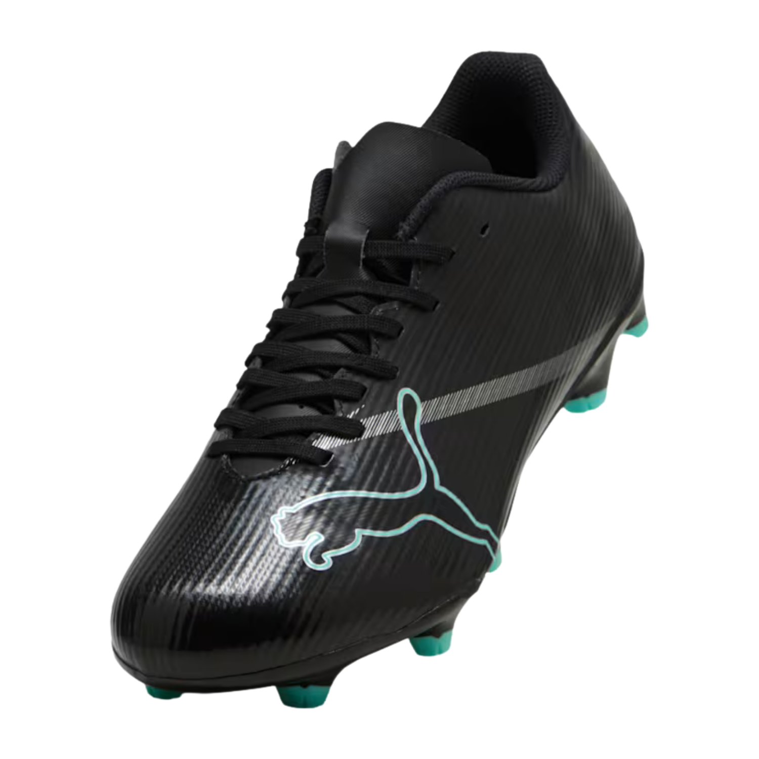 PUMA Ultra 7 Play FG/AG Football Boots - Black/Mint (109146) Football Boots PUMA