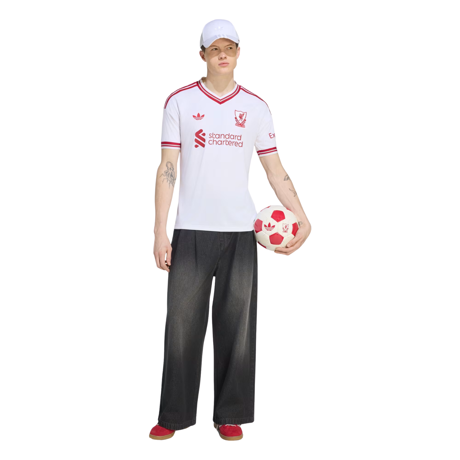 Adidas Liverpool F.C. 26/27 Away Jersey - White Clothing Adidas