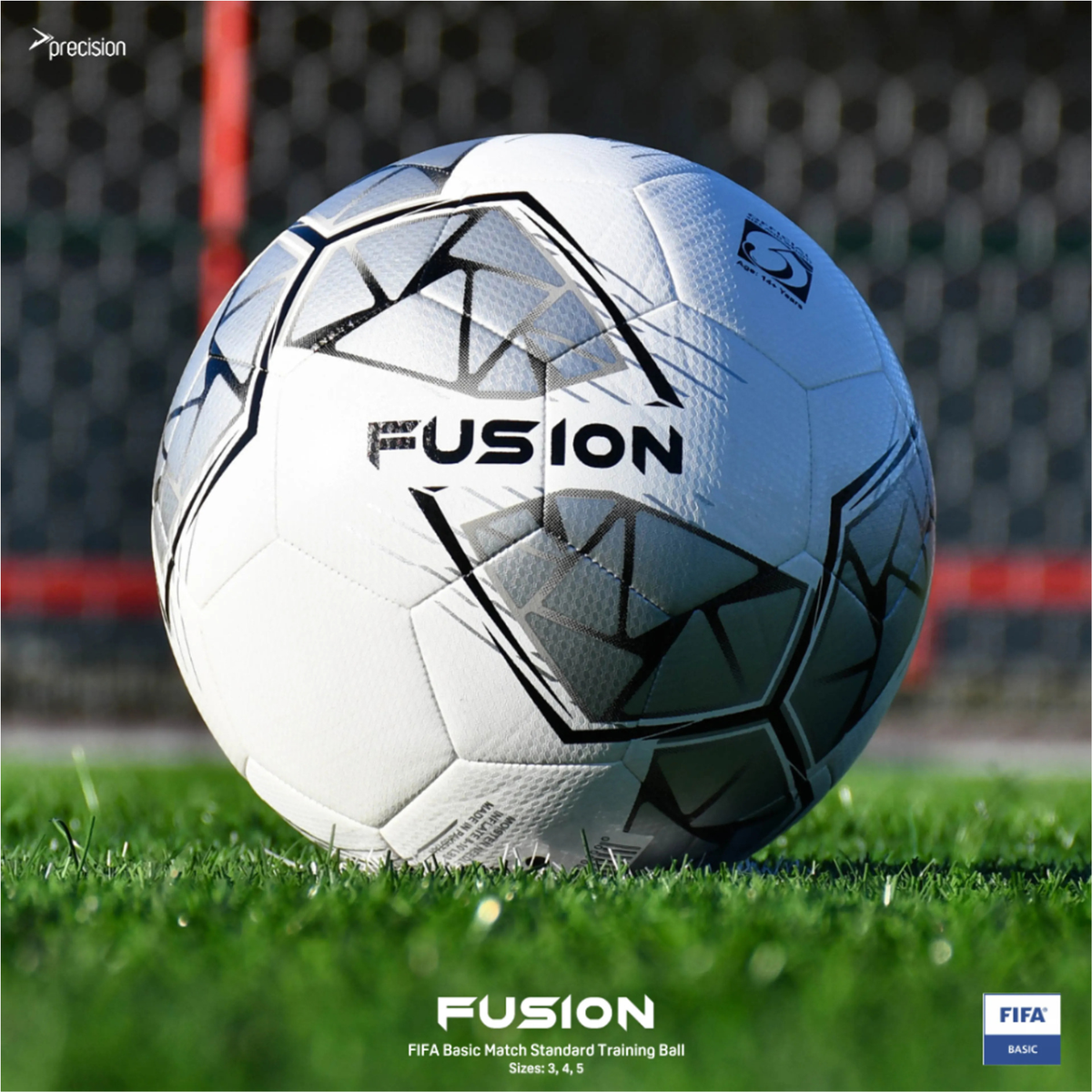 Precision Fusion FIFA Basic Training Football - Sizes 3, 4 & 5 Footballs Precision