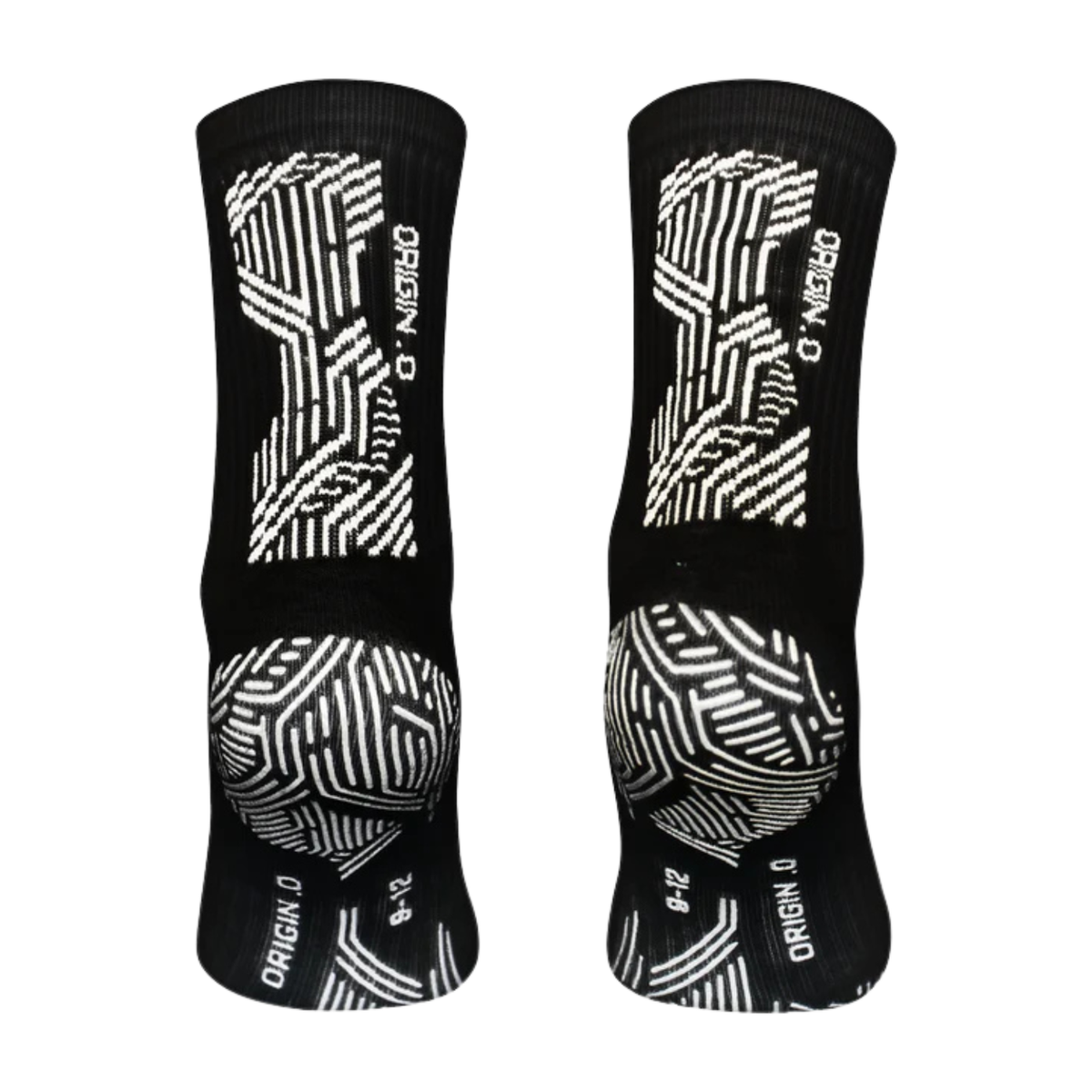 Precision Origin.0 Grip Socks Adult - Black/White (730Y) Socks Precision