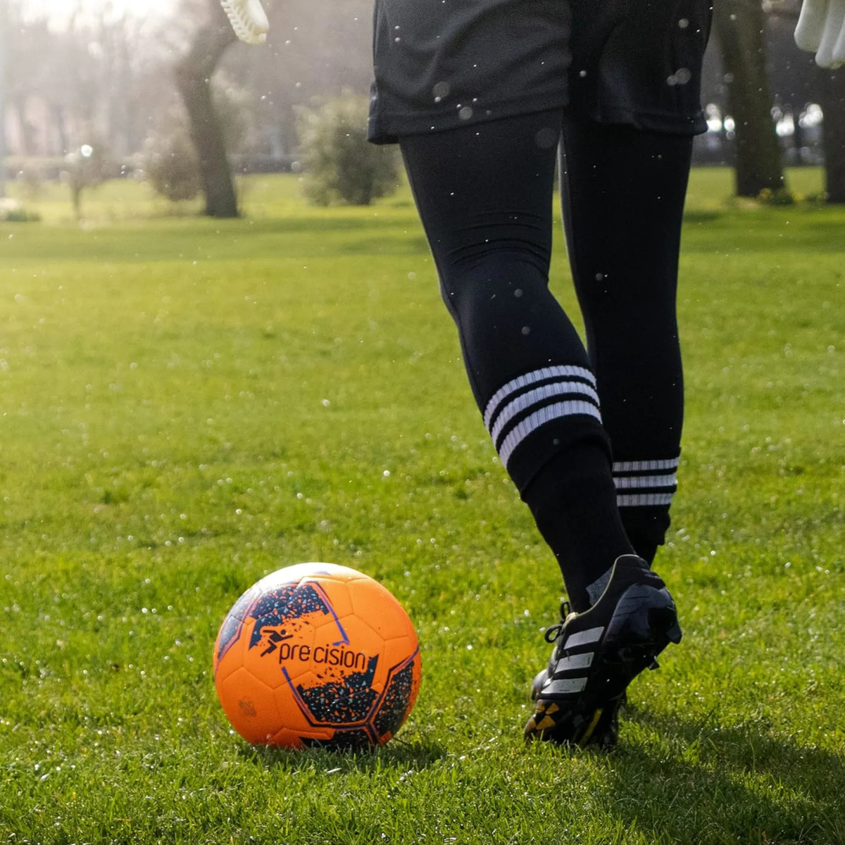 Precision Fusion IMS training football, Fluo Orange, detail view