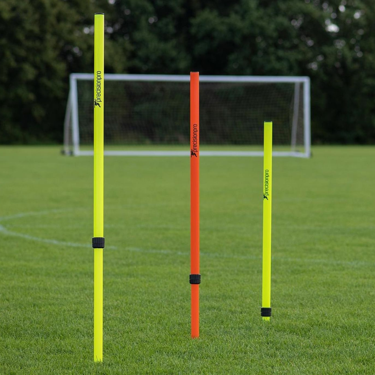 Precision Telescopic Boundary Poles, Set of 12, back view
