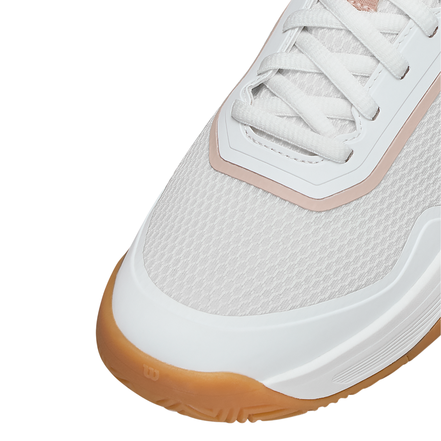 Wilson Courtglide Women's Tennis Shoes - White/Cameo Rose (WRS339810) Tennis Shoes Wilson