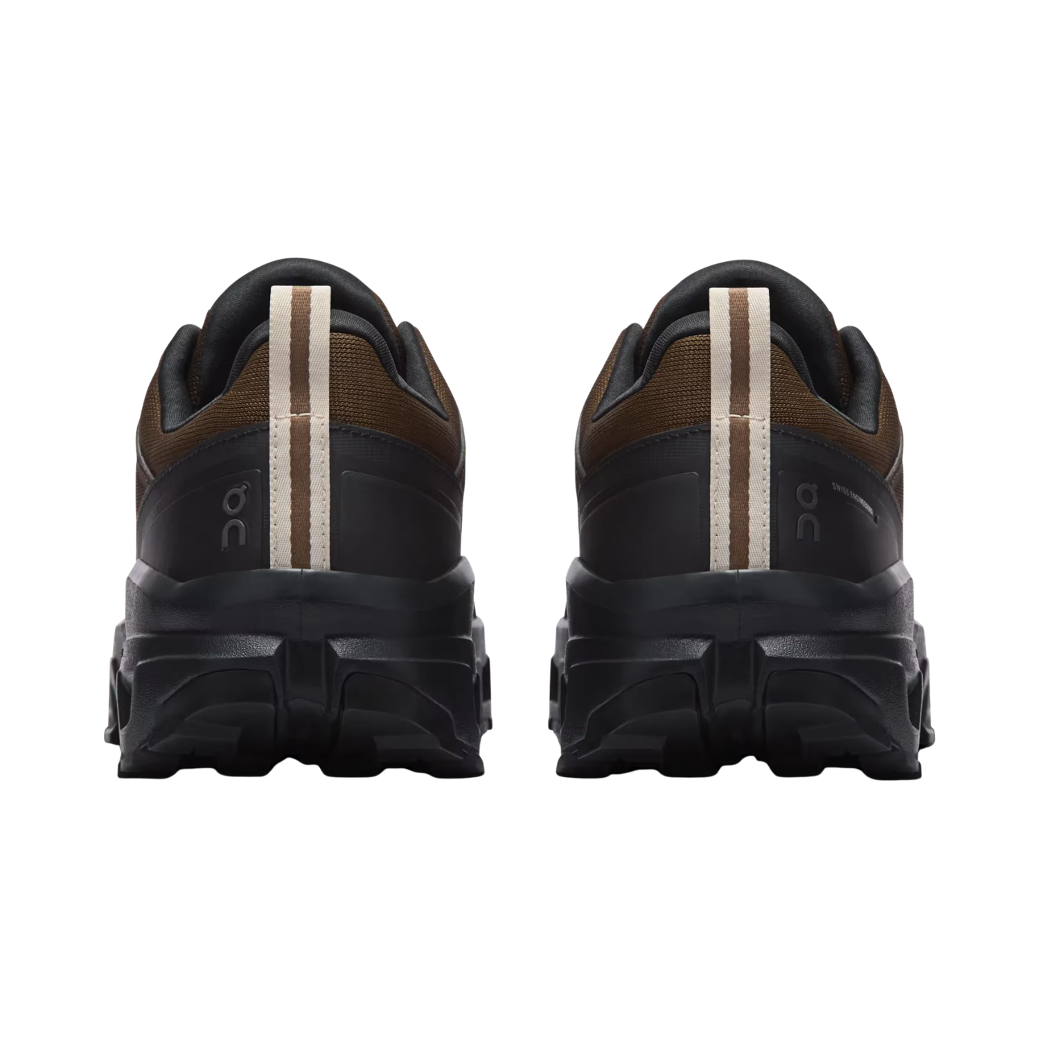 On Running Cloudrock Low Waterproof Men's Hiking Shoes - Earth/Black (3MF10254228) Hiking Shoes On Running