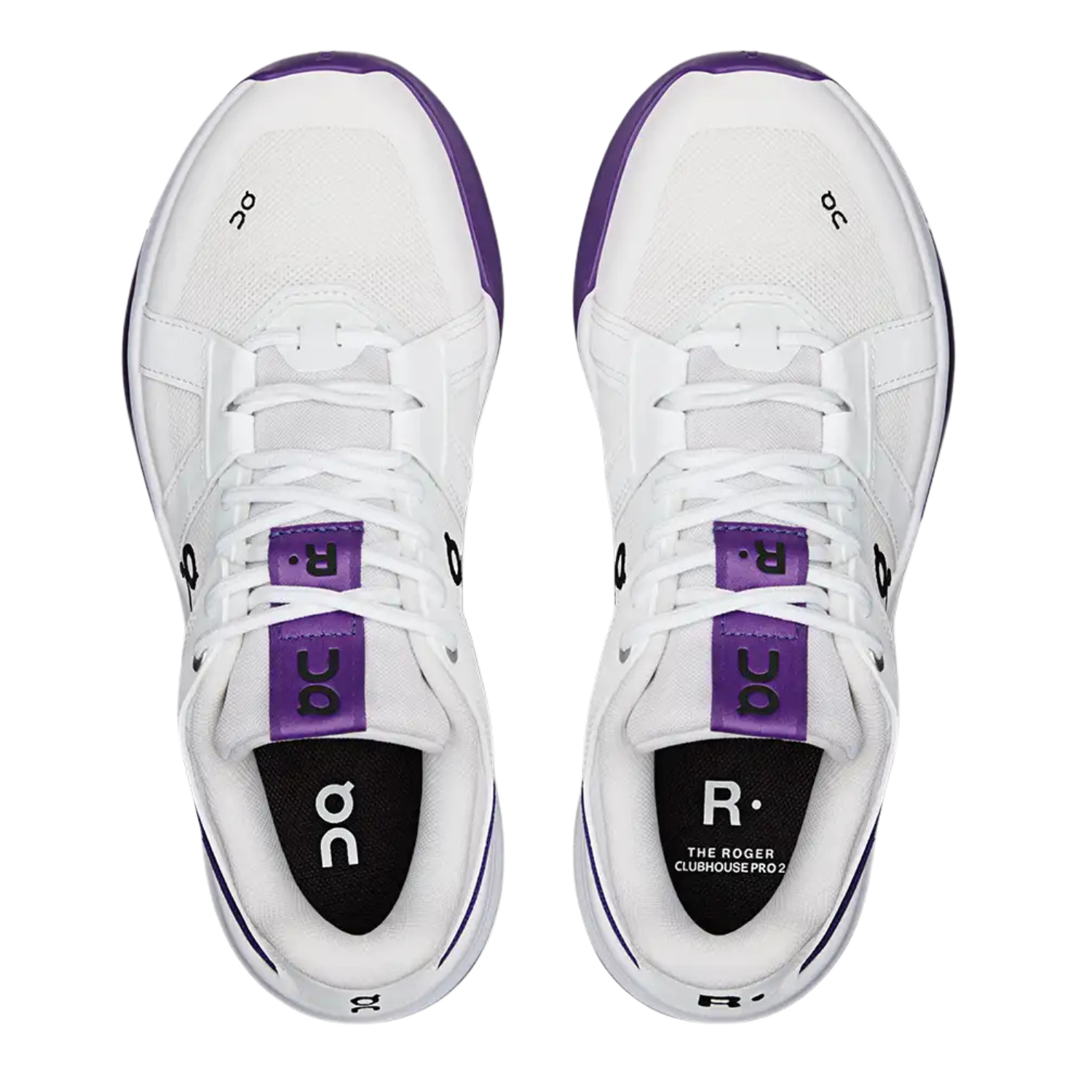 On Running THE ROGER Clubhouse Pro 2 Women's Tennis Shoes - White/Amethyst (3WG30056037) Tennis Shoes On Running