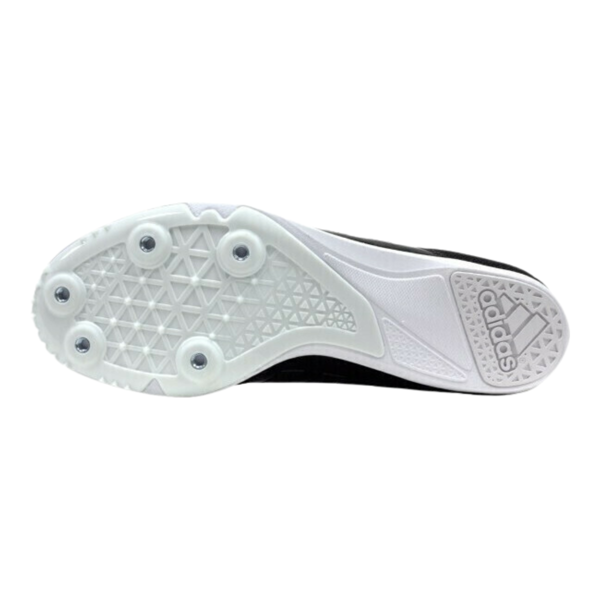 Adidas Allroundstar Junior Running Spikes - White/Black (F35752) Running Spikes Adidas