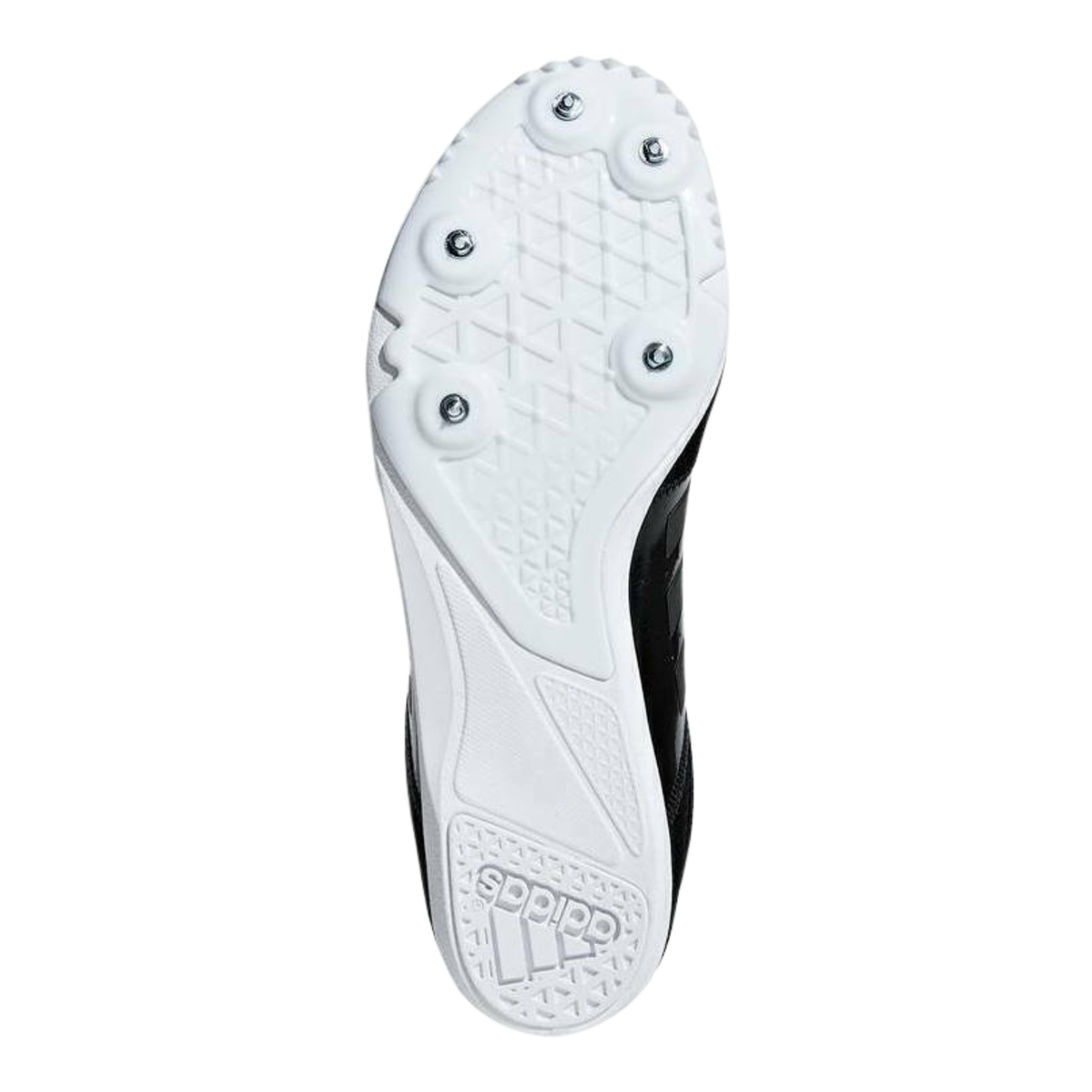 Adidas Allroundstar Junior Running Spikes - White/Black (F35752) Running Spikes Adidas