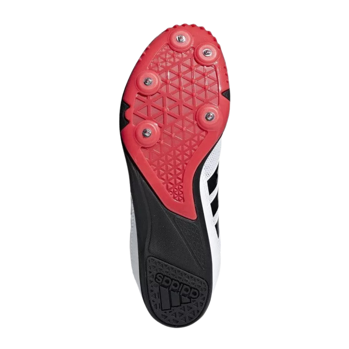 adidas Distancestar Women's Running Spikes - White/Black/Red (F36063) Running Spikes adidas