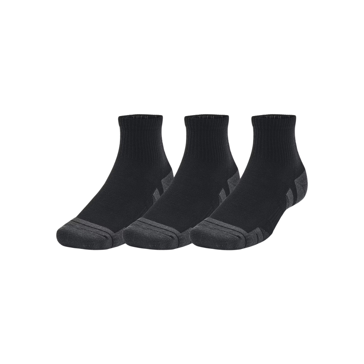 Under Armour Performance Tech 3pk Quarter Socks 001 BLACK BLACK Clearance Under Armour