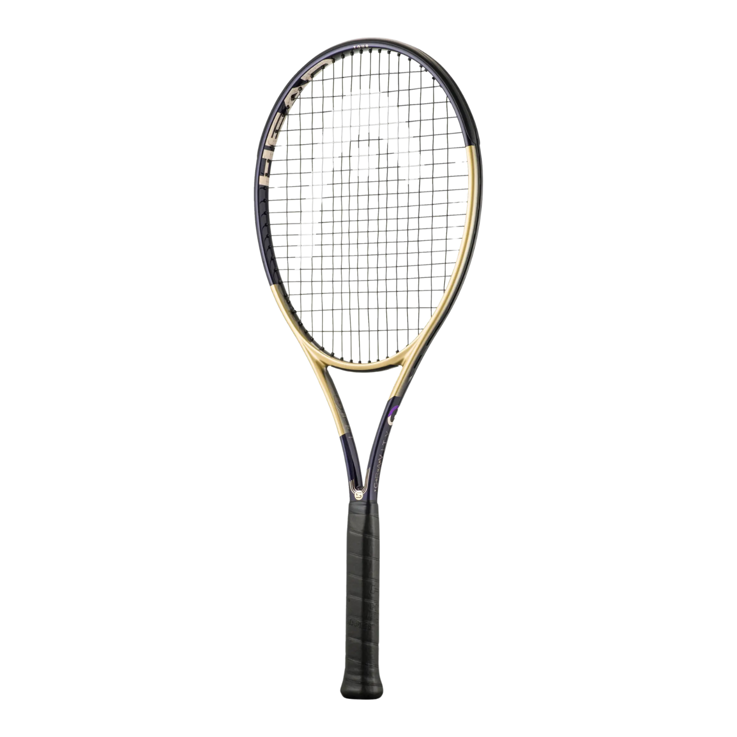 Head Gravity TOUR Zverev 2026 Strung Tennis Racquet - Navy/Gold Tennis Racket Head