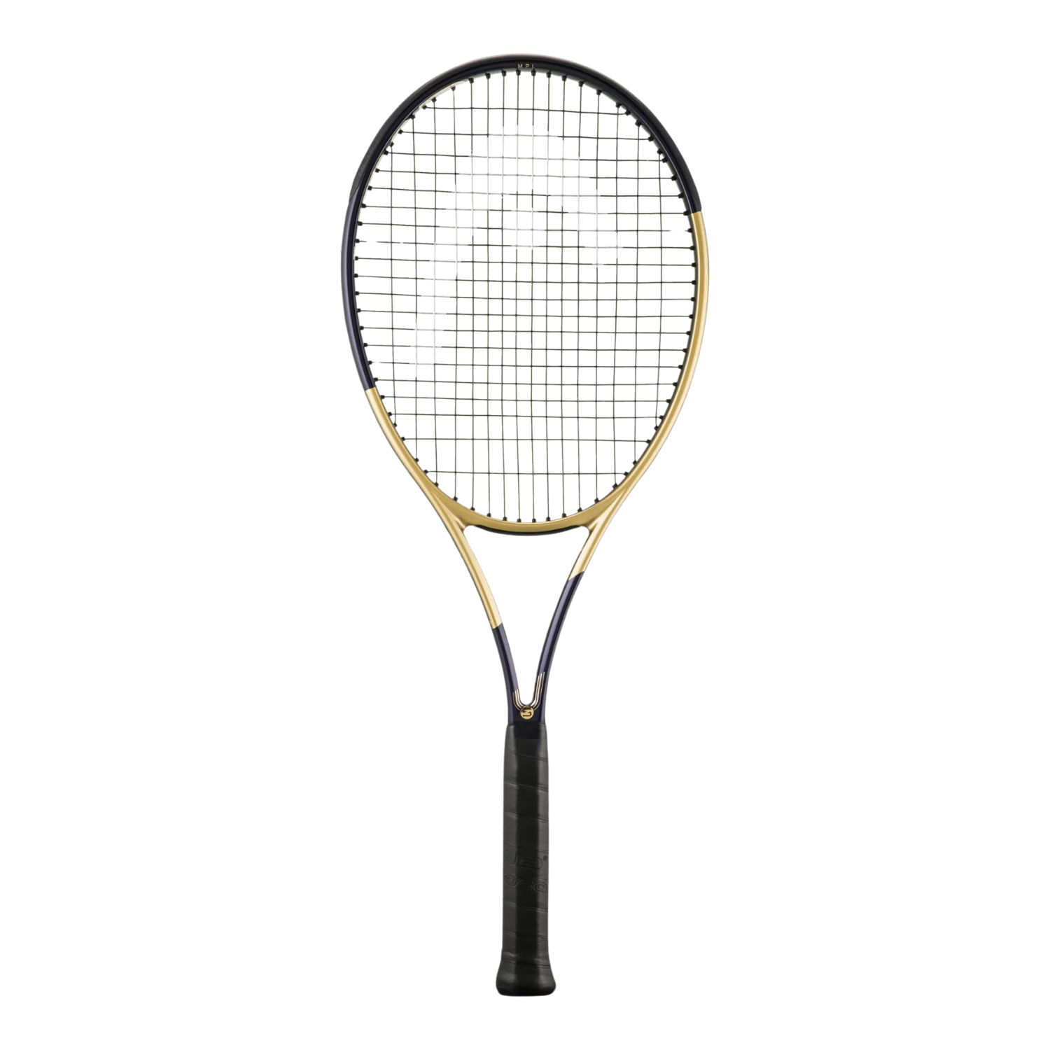 Head Gravity MP L Zverev 2026 Strung Tennis Racquet - Navy/Gold Navy Gold Tennis Racket Head