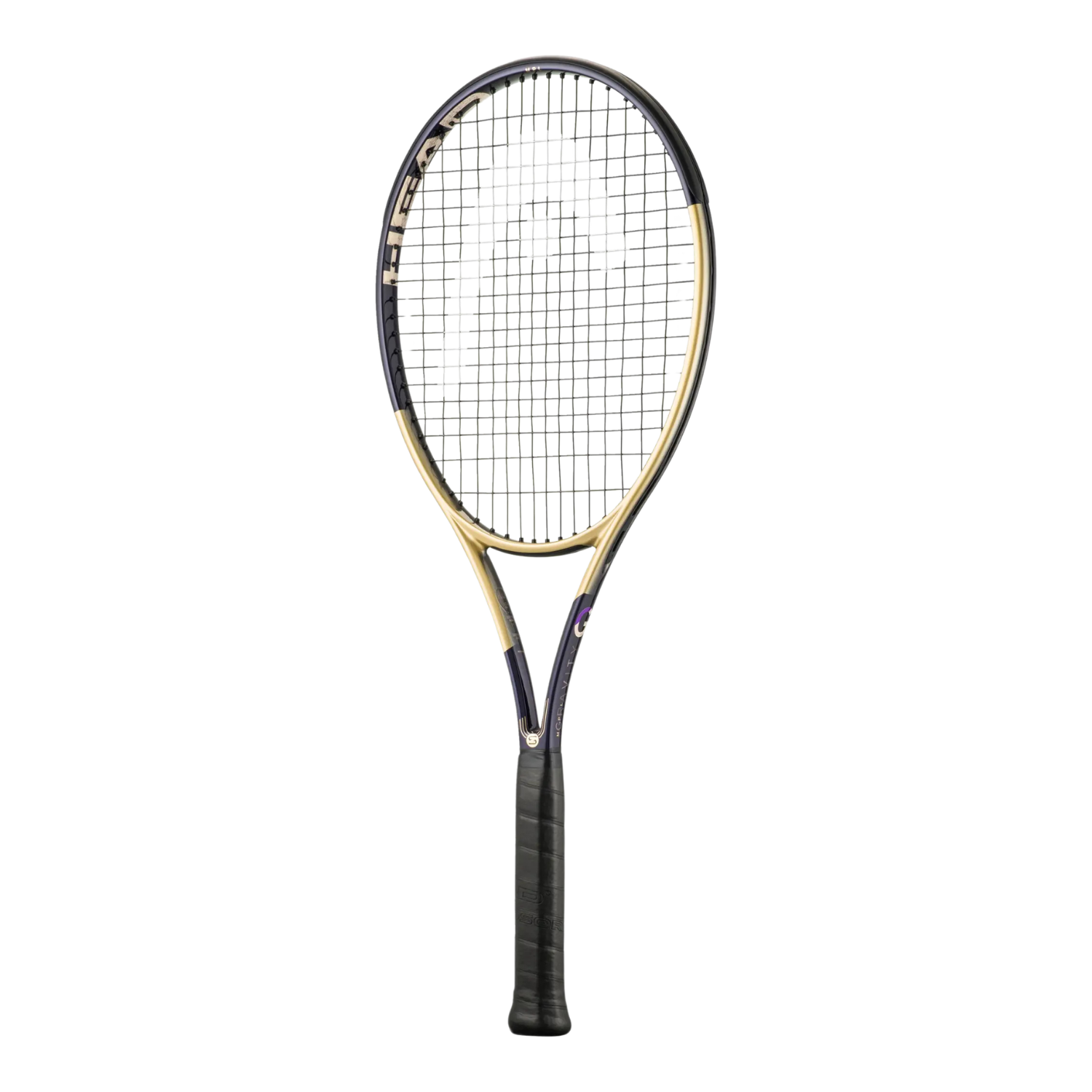 Head Gravity MP L Zverev 2026 Strung Tennis Racquet - Navy/Gold Tennis Racket Head