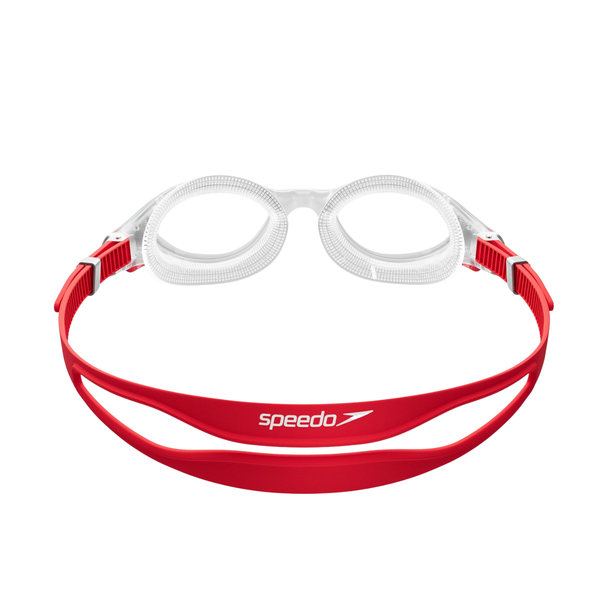 Speedo Biofuse 2.0 Swimming Goggles - Clear/Red Swimming Goggles Speedo