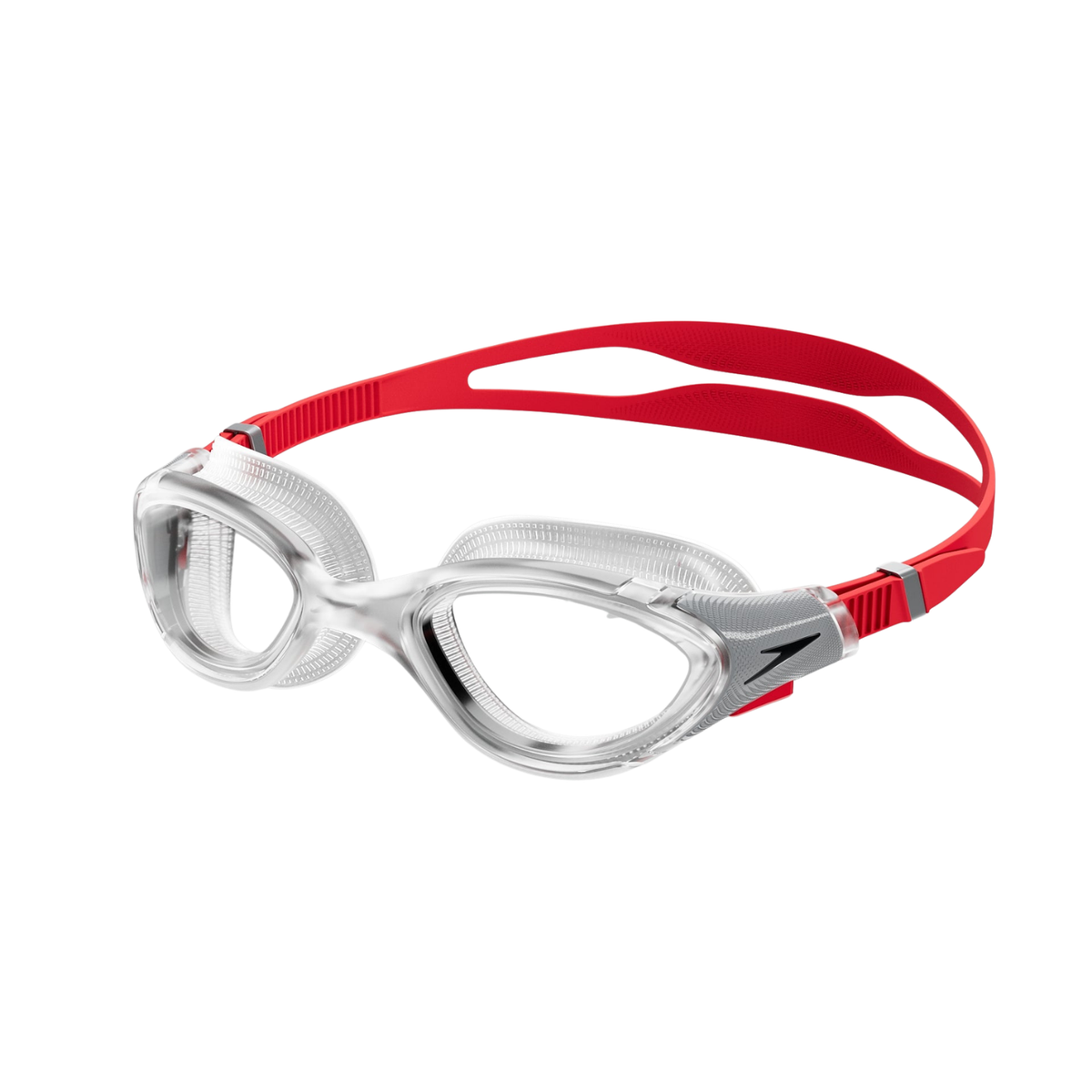 Speedo Biofuse 2.0 Swimming Goggles - Clear/Red Swimming Goggles Speedo