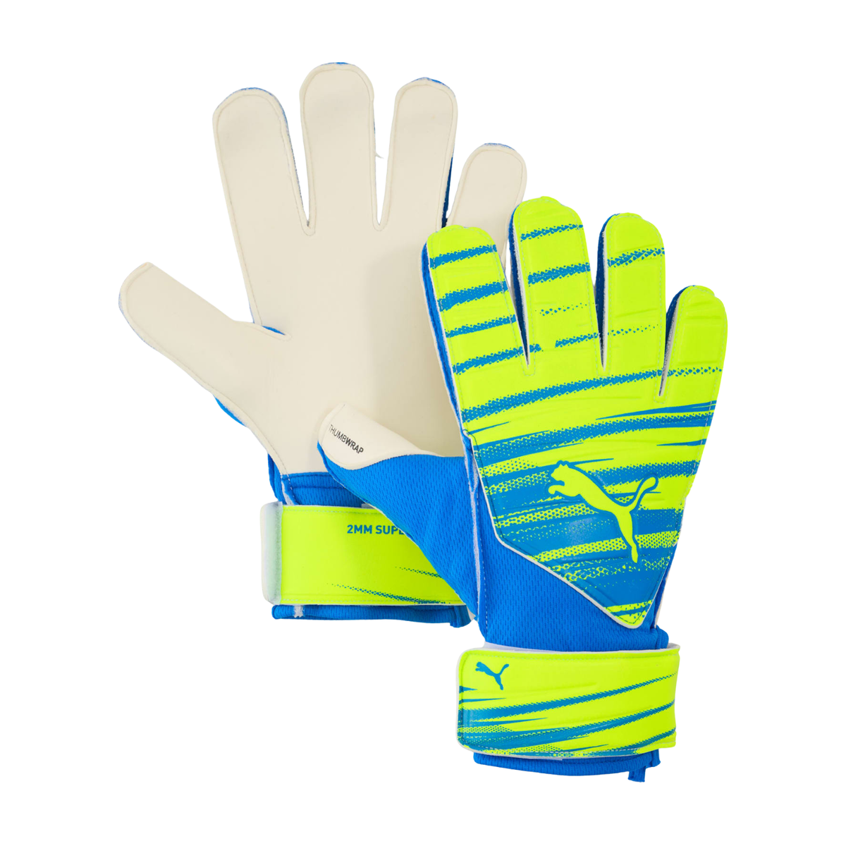 Puma Attacanto Play RC Goalkeeper Gloves - Lime Squeeze/Ultra Blue Lime Squeeze Ultra Blue Goalkeeper Gloves Puma