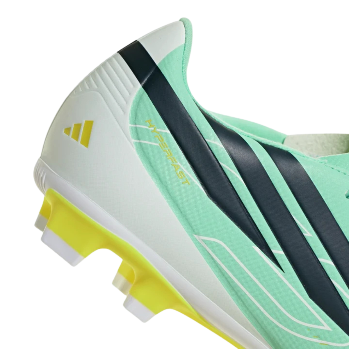 Adidas F50 Hyperfast Club FG/MG Football Boots - Mint/Navy/Lemon Football Boots Adidas